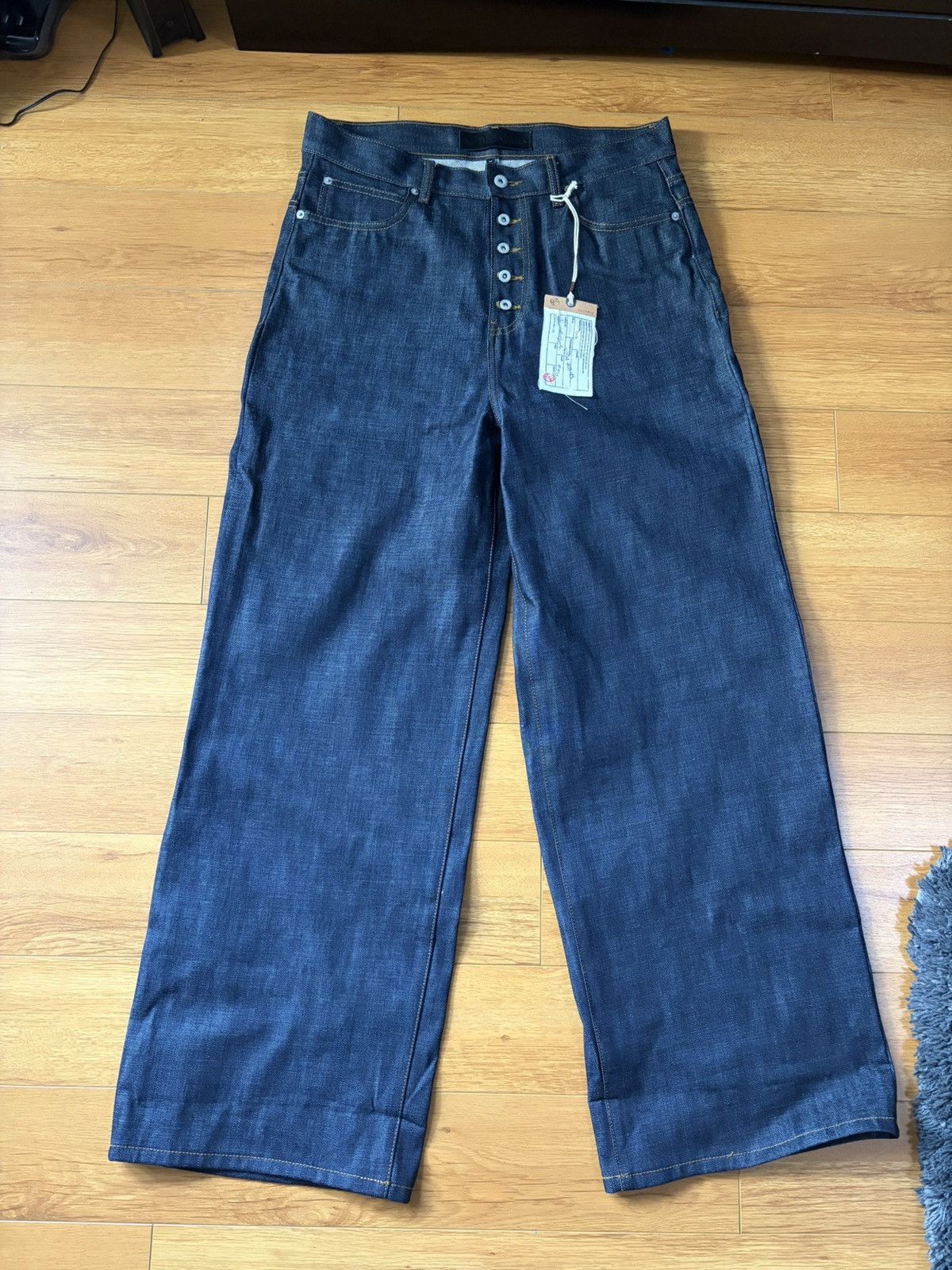 即完売品‼️　NO/FAITH STUDIO JAPANESE LOOSE FIT RAW DENIM JAPANESE ULTRA LOOSE FIT BLUE – NO/FAITH STUDIOS