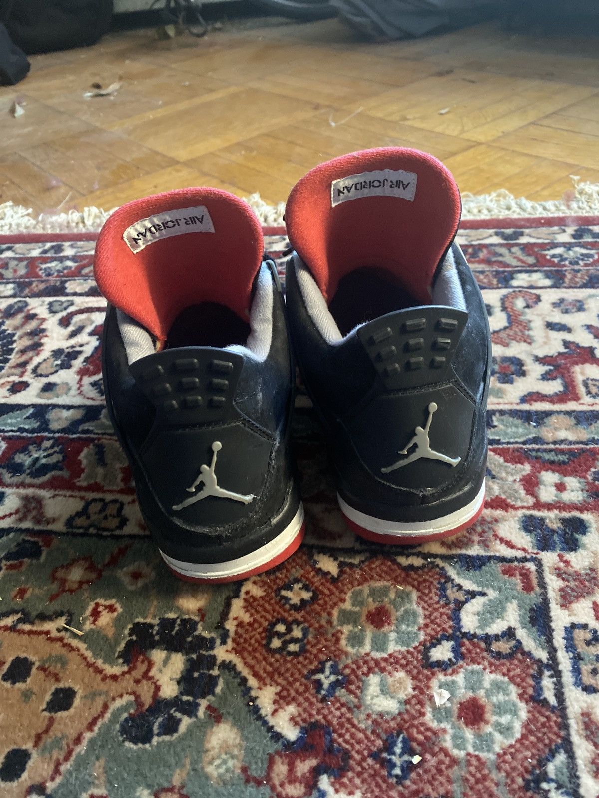 Jordan Brand × Nike Air Jordan 4 Bred 2012 Size US 10.5 / EU 43-44 - 3 Thumbnail