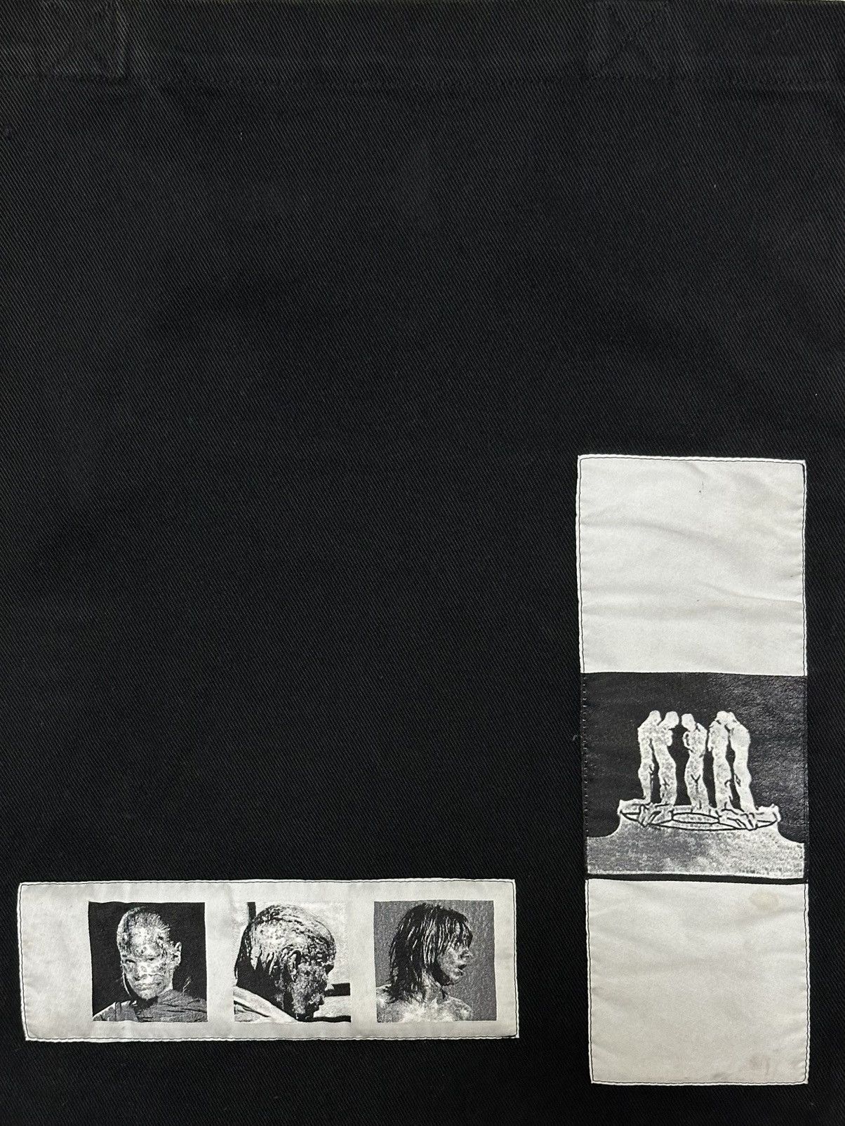 Rick Owens Drkshdw RICK OWENS DRKSHDW Tote Bag with Patches Size ONE SIZE - 4 Thumbnail
