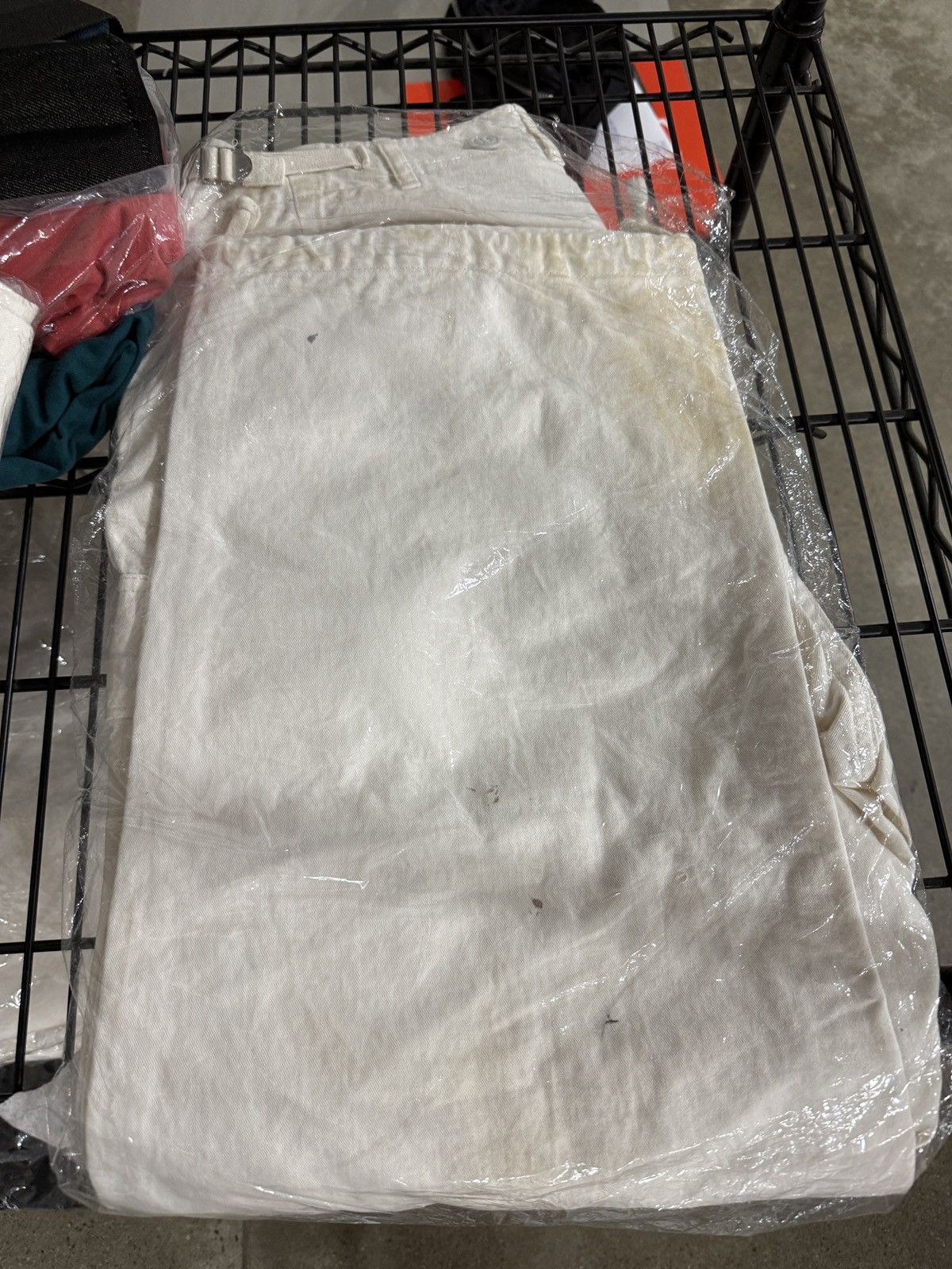 HIDDEN HIDDEN NY JDE Painted Cargo Pants White Size US 38 / EU 54 - 2 Thumbnail