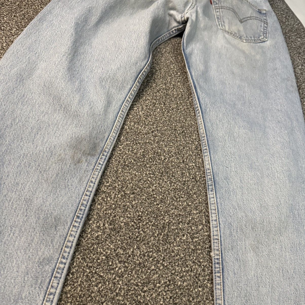 Levi's 🔥🇯🇵 Vintage Y2K Levis 501 Distressed Denim Size US 32 / EU 48 - 5 Thumbnail