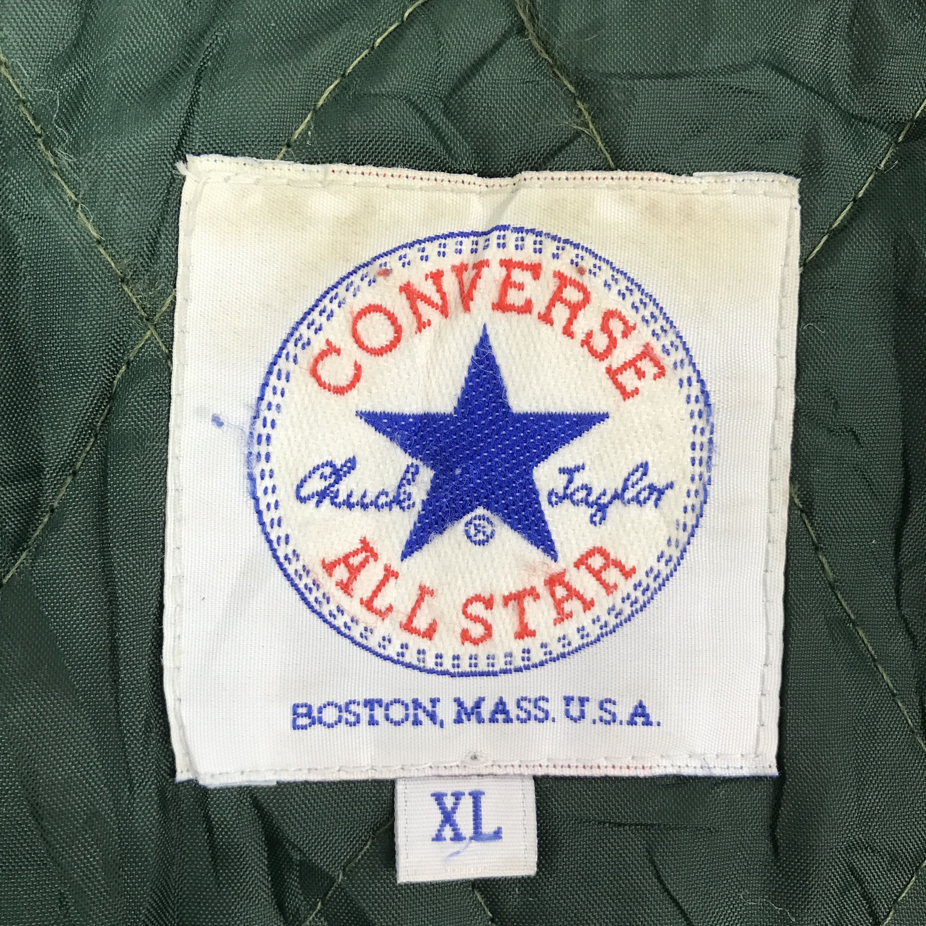 Converse × Vintage CONVERSE ALL STAR BOMBER JACKET Size US XL / EU 56 / 4 - 11 Thumbnail