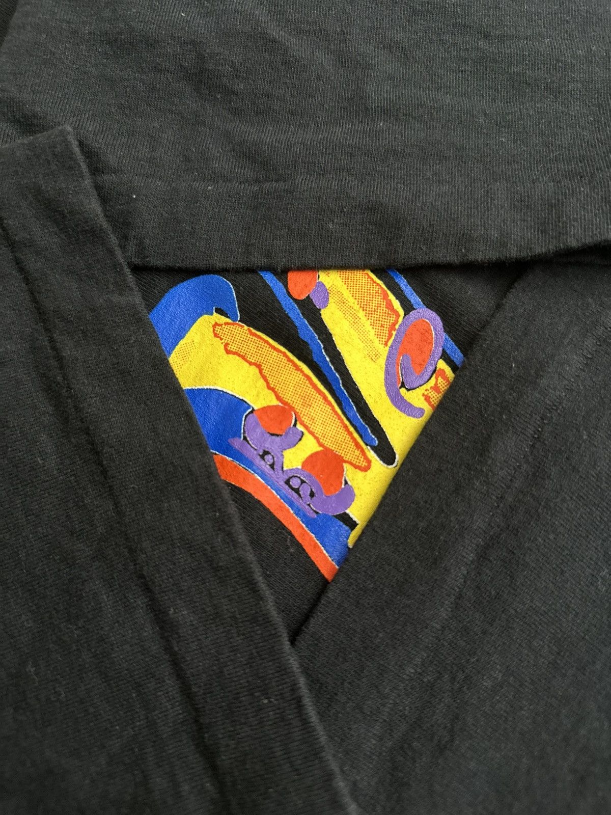 Band Tees × Vintage Vintage 90s Smooth FM Radio Station Promo Tshirt Saxophone Size US XL / EU 56 / 4 - 8 Thumbnail