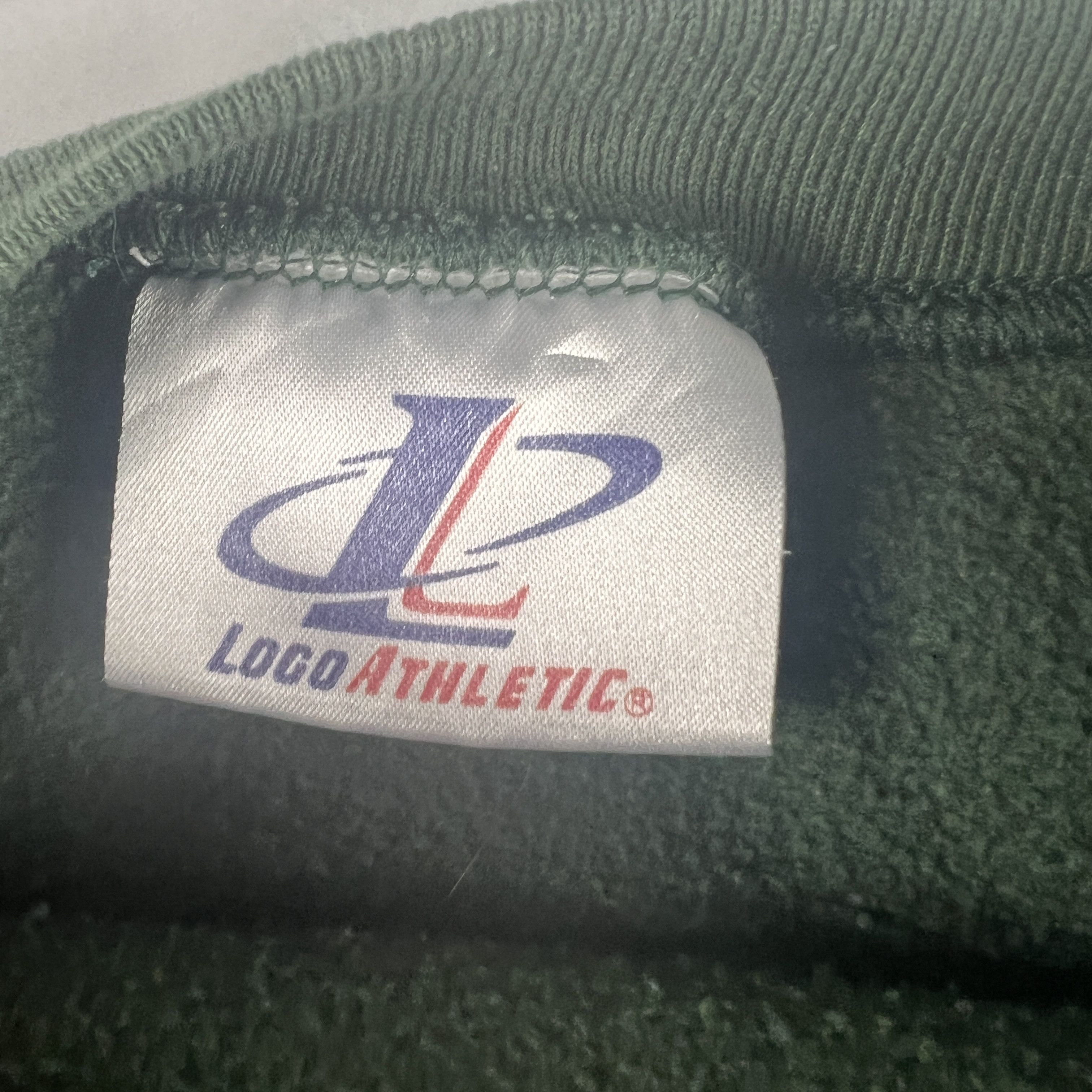 Logo Athletic × NFL × Vintage VTG Green Bay Packers Sweatshirt Faded Embroidered Crewneck Size US L / EU 52-54 / 3 - 10 Thumbnail