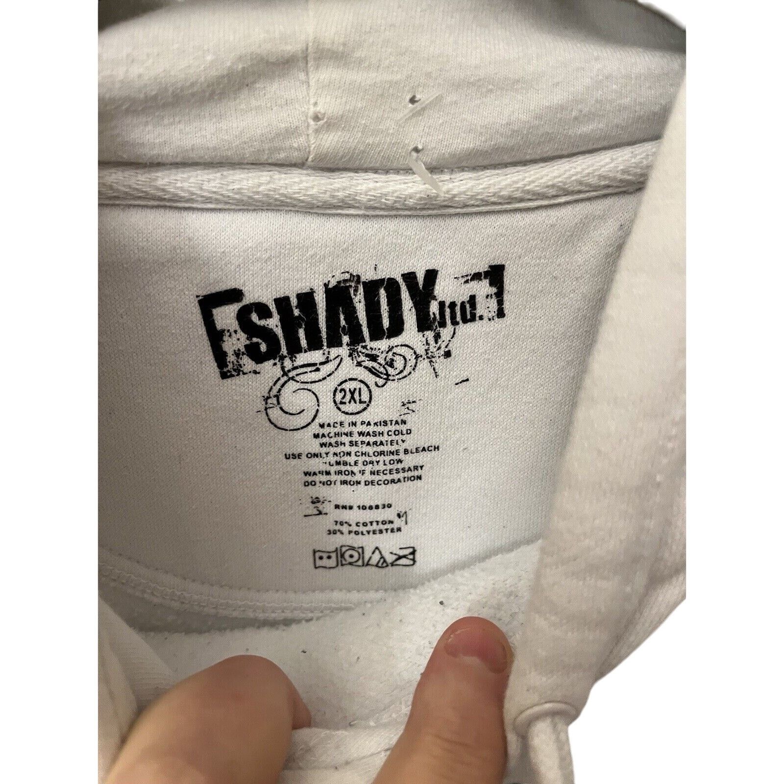 Shady Ltd Vintage Shady Limited White Pullover Hoodie Men’s Size 2XL Size US XXL / EU 58 / 5 - 5 Thumbnail
