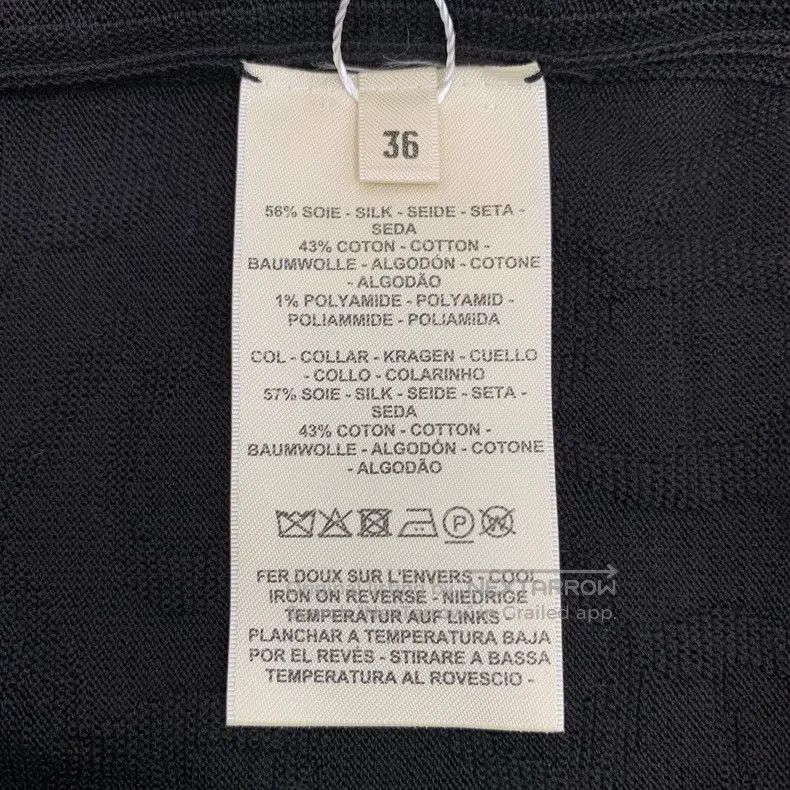 Hermes Hermes Black pig nose jacquard mulberry silk round-neck sh Size XS / US 0-2 / IT 36-38 - 6 Thumbnail