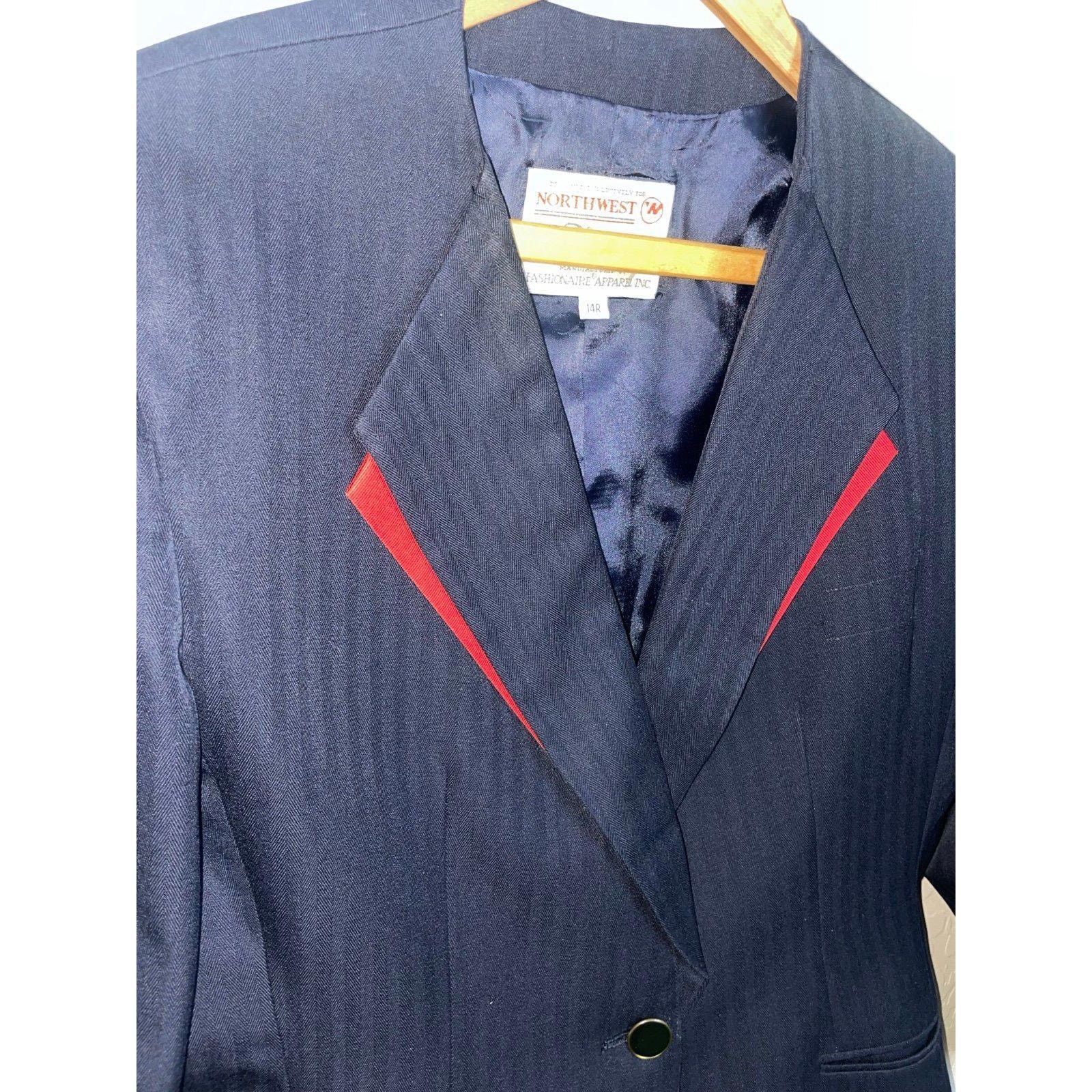 Disney Disney Northwest Airlines Flight Attendant Jacket Womens 14 Size L / US 10 / IT 46 - 3 Thumbnail