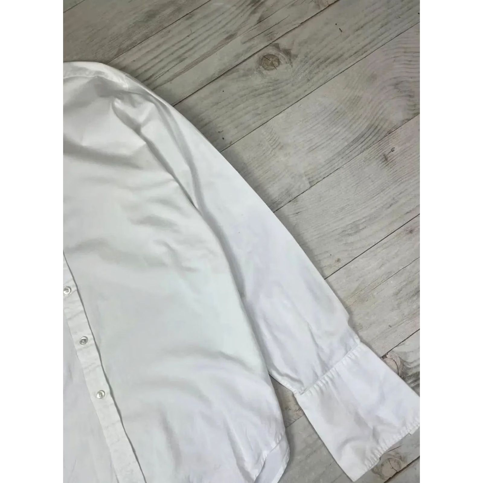 Ralph Lauren Ralph Lauren Purple Label Shirt Long Sleeve Buttons White XL Men Size US XL / EU 56 / 4 - 4 Thumbnail