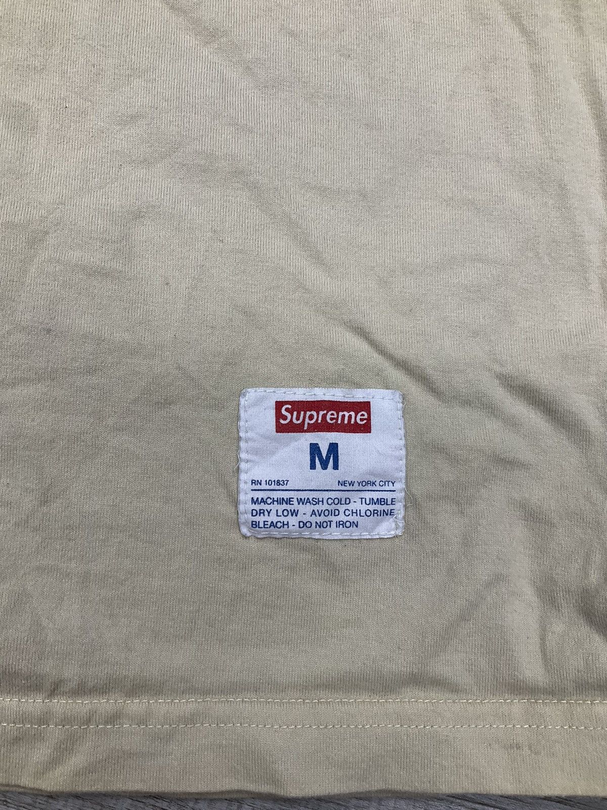 Supreme Supreme SS20 Bevel Text Ringer Tee Size US M / EU 48-50 / 2 - 3 Thumbnail