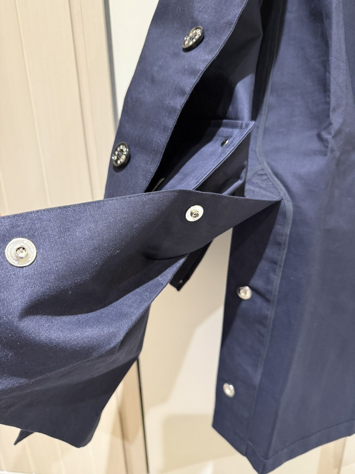 Mackintosh dark navy detachable hood raincoat Size US M / EU 48-50 / 2 - 13 Thumbnail