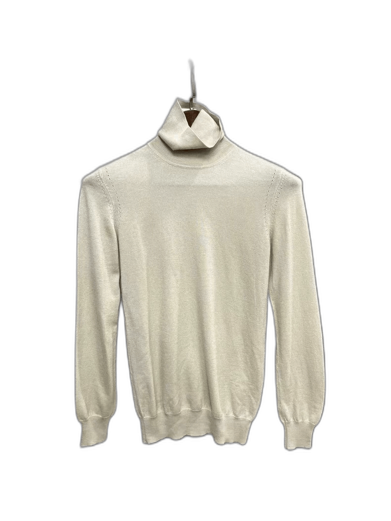 Loro Piana Loro Piana High Neck Cashmere Sweater Size US M / EU 48-50 / 2 - 1 Thumbnail