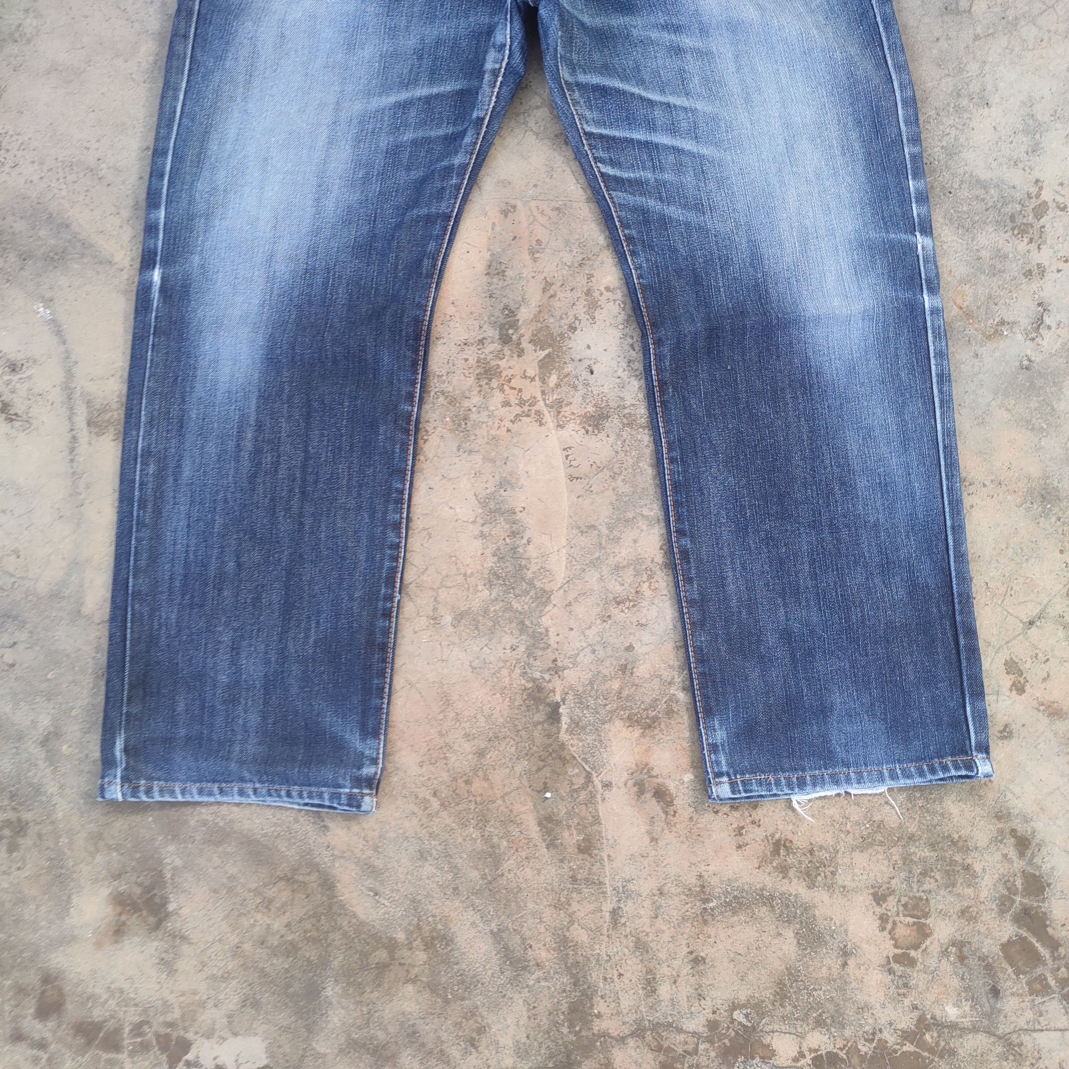 Edwin W38 VINTAGE EDWIN FADED DISTRESSED JEAN DENIM PANTS Size US 38 / EU 54 - 4 Thumbnail