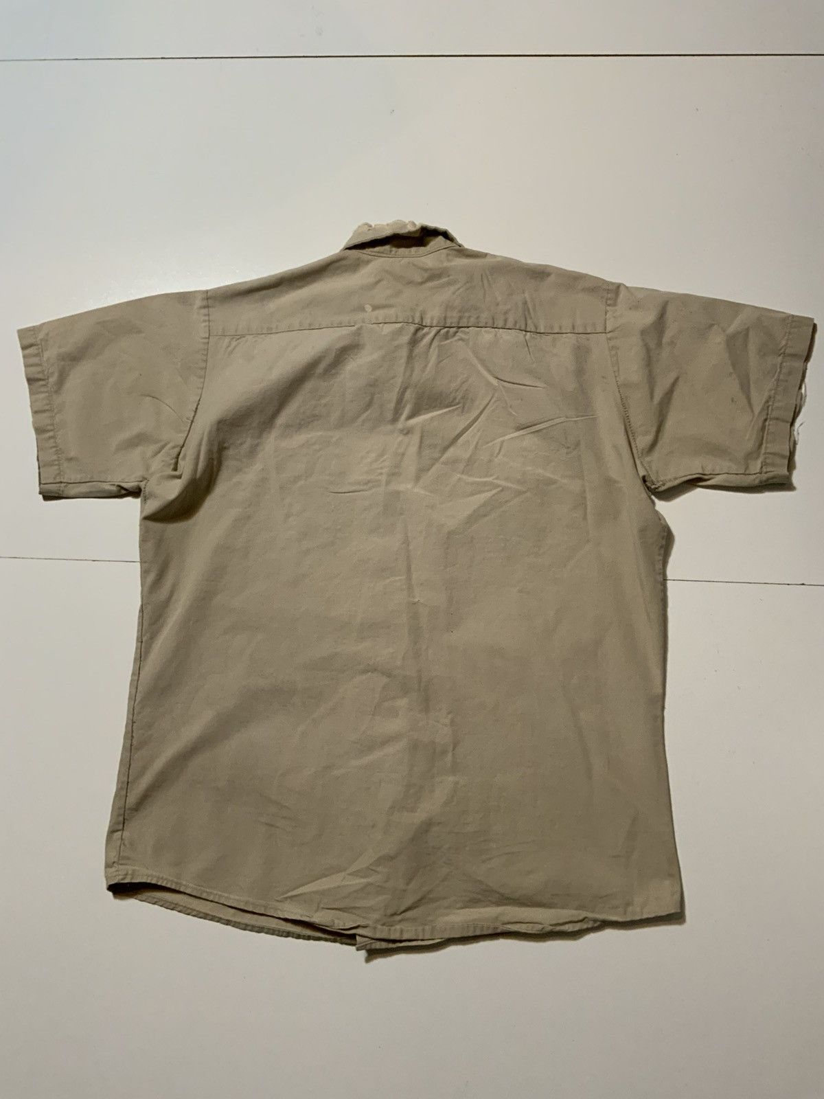 Vintage Vintage 70s 80s M-SS Union Made Khaki Safari Workwear Shirt Size US M / EU 48-50 / 2 - 2 Thumbnail