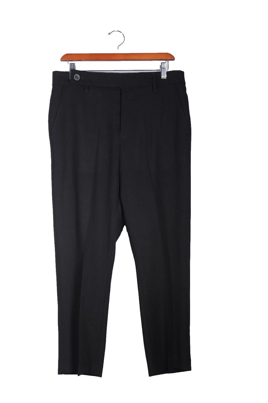 Rick Owens Rick Owens Women's Size 6 Black Cropped Wool Trousers Pants Size 28" / US 6 / IT 42 - 4 Thumbnail