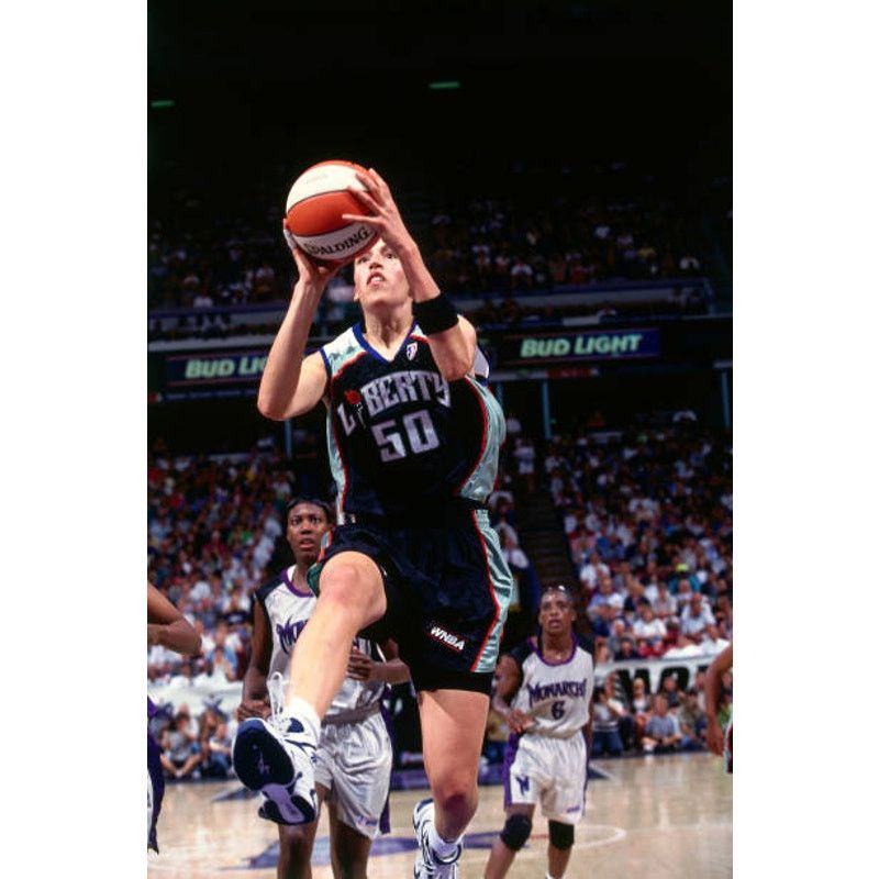 Champion × NBA Rebecca LOBO #50 90s New York Liberty jersey XL WNBA vintage Size US XL / EU 56 / 4 - 13 Thumbnail