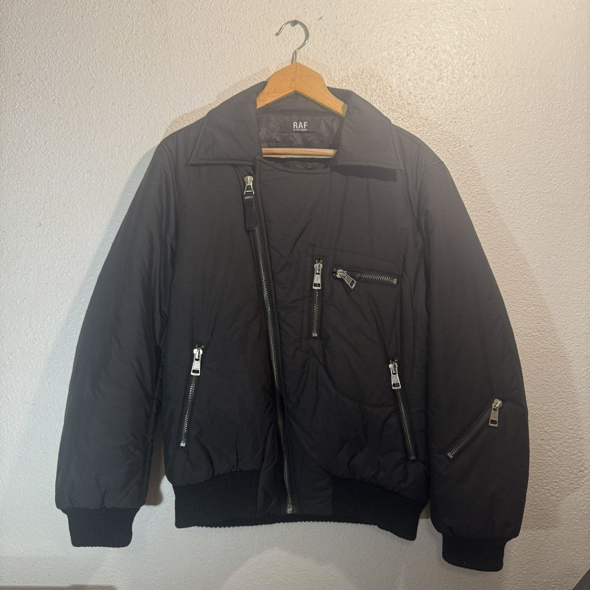 RAF by Raf Simons Multi Zip Puffer Jacket AW06