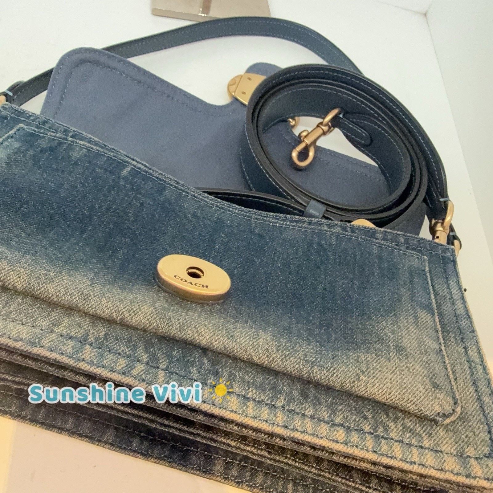 Coach NWT COACH Tabby Shoulder Bag 26 Crossbody CCX32 Dark indigo Size ONE SIZE - 7 Thumbnail
