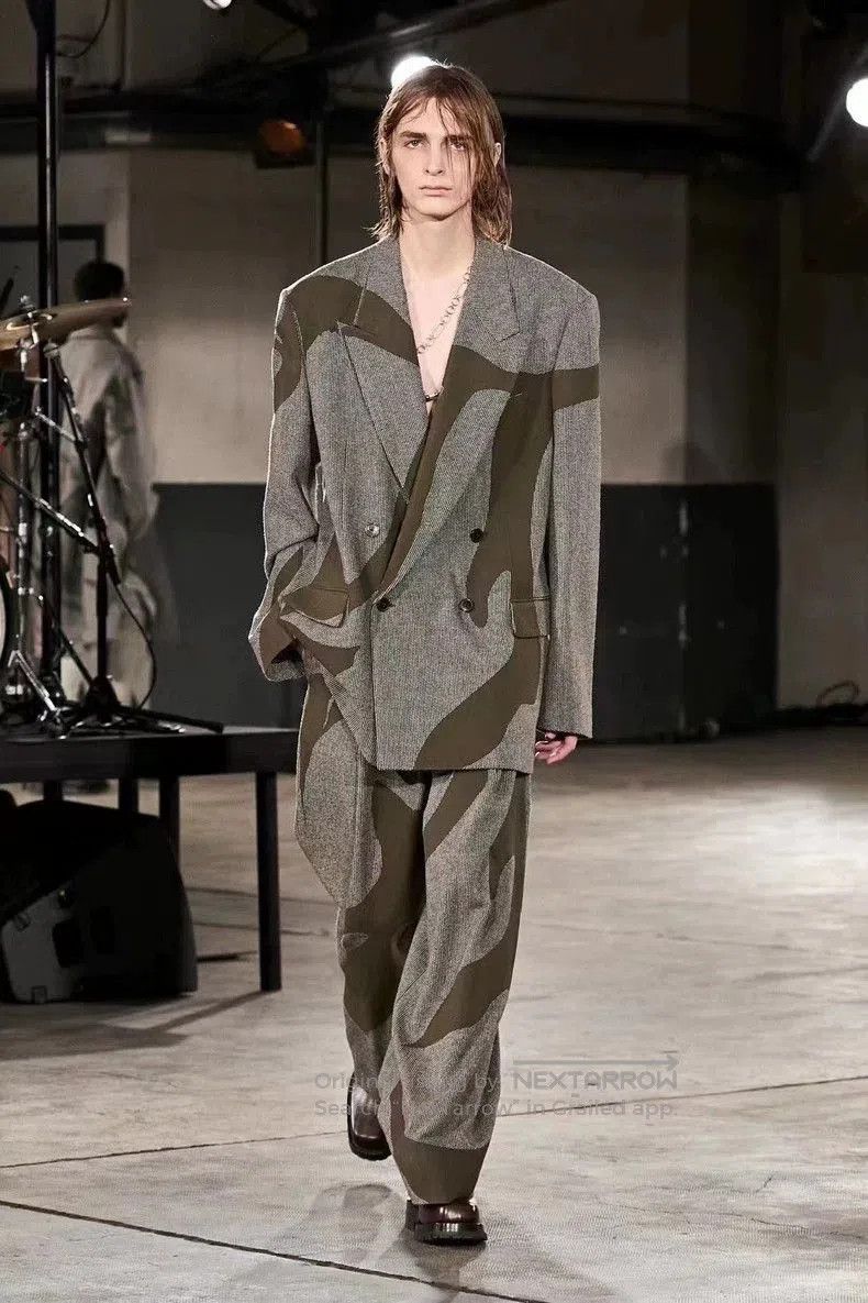 Dries Van Noten Dries Van Noten Wool Straight. Size US 30 / EU 46 - 1 Thumbnail