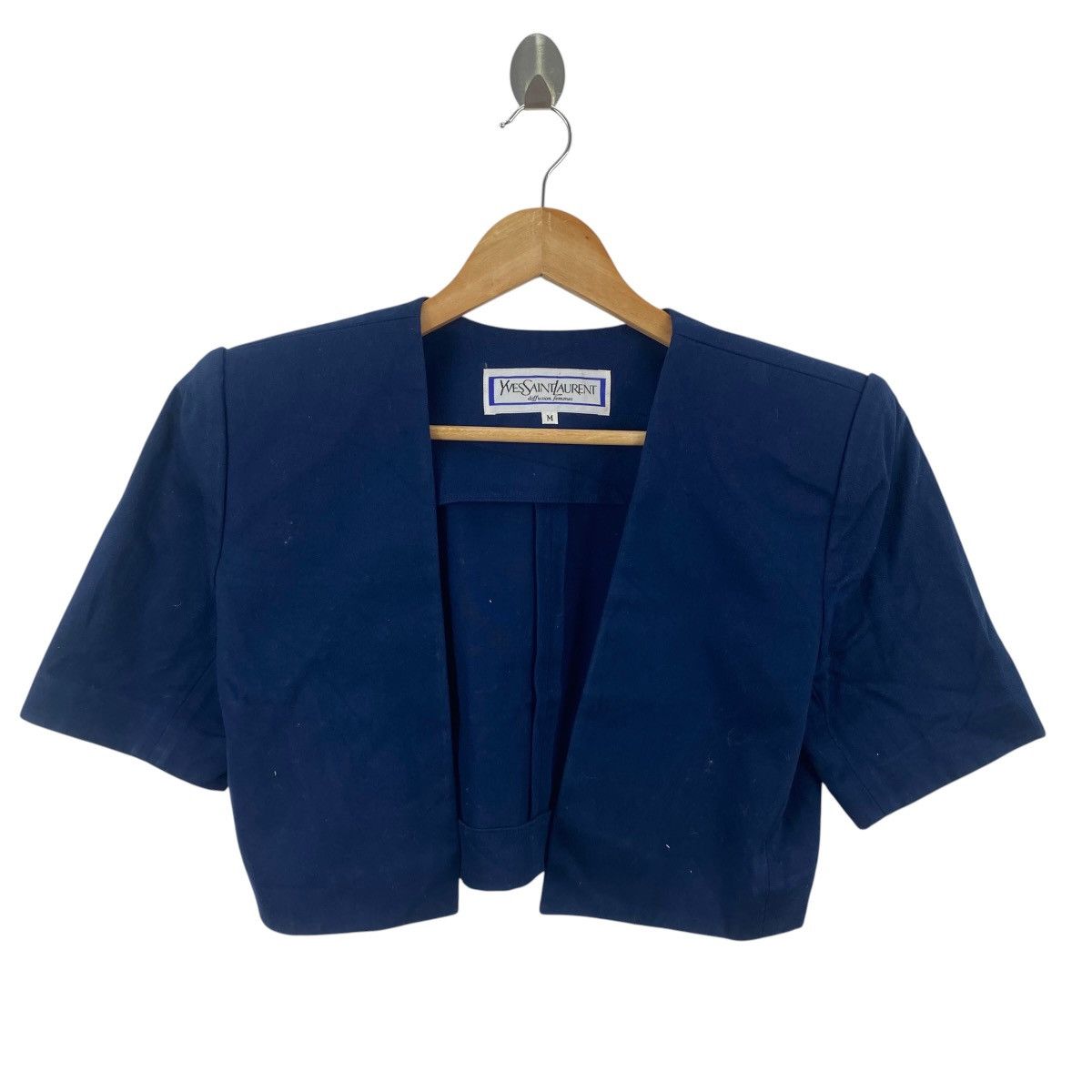 Yves Saint Laurent Vintage YVES SAINT LAURENT Diffusion Femmes Cropped Open Size M / US 6-8 / IT 42-44 - 4 Thumbnail
