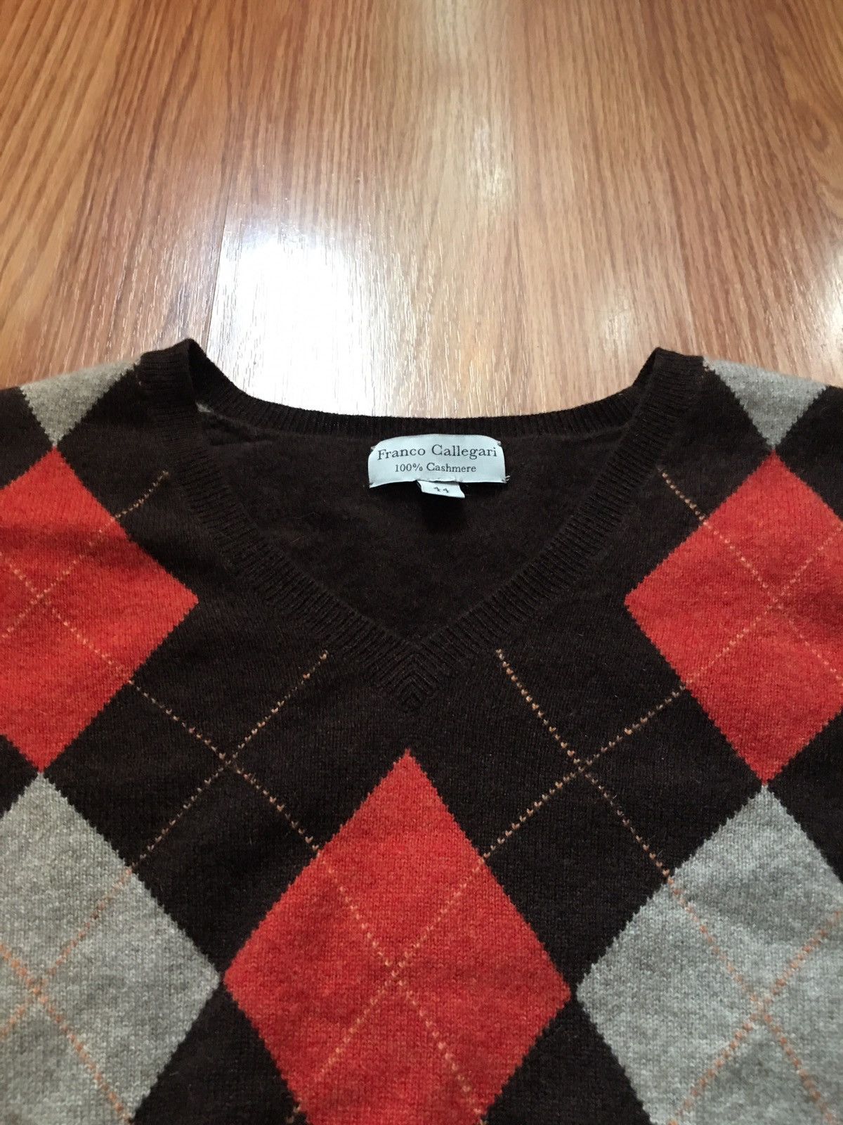 Designer Franco Callegari Cashmere Italy Womens Sweater Size EU 44 Size M / US 6-8 / IT 42-44 - 5 Thumbnail