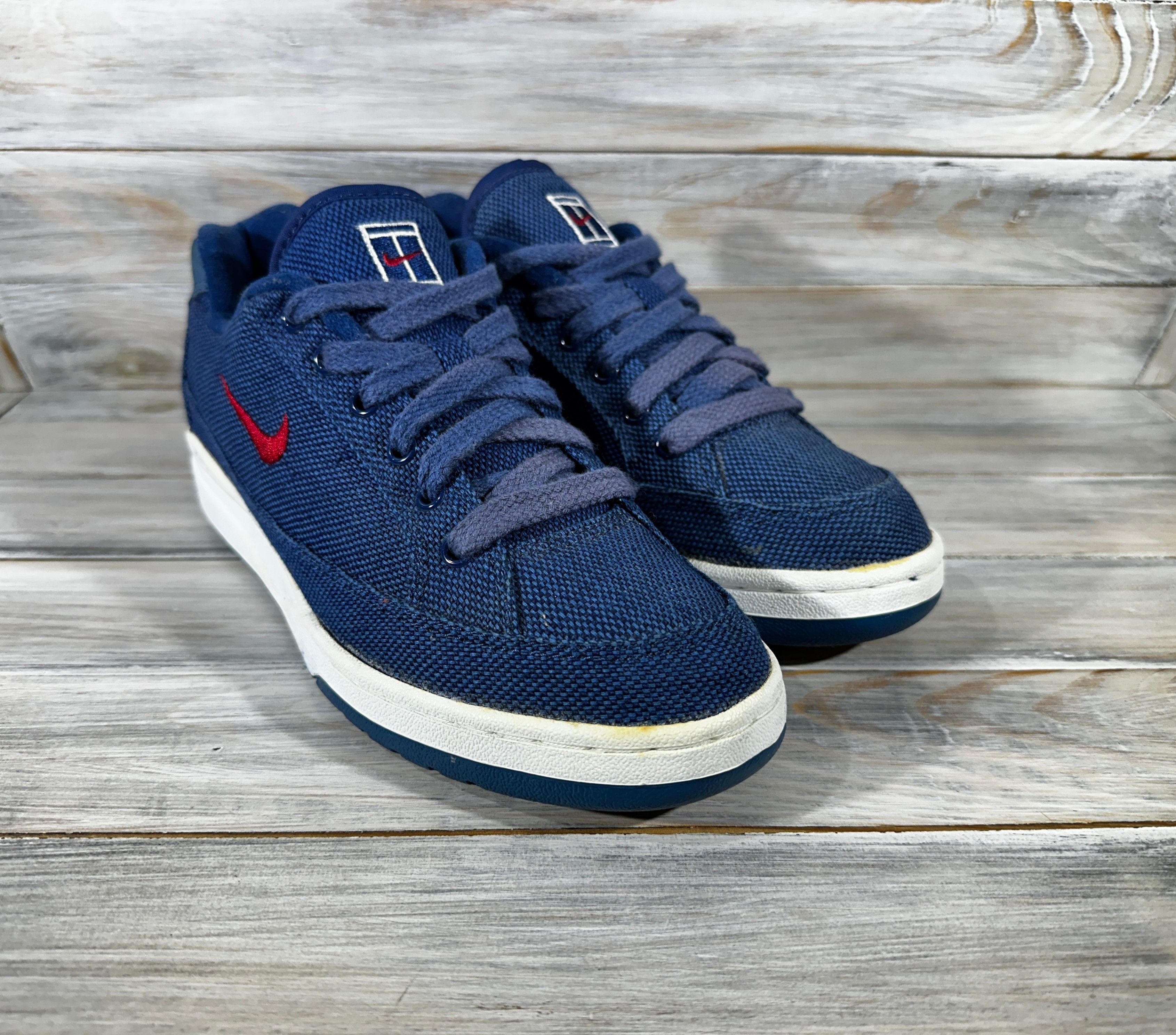 Nike Vintage Nike GTS Canvas Unisex Sneakers Navy Very Rare Retro Size US 7 / EU 40 - 2 Thumbnail