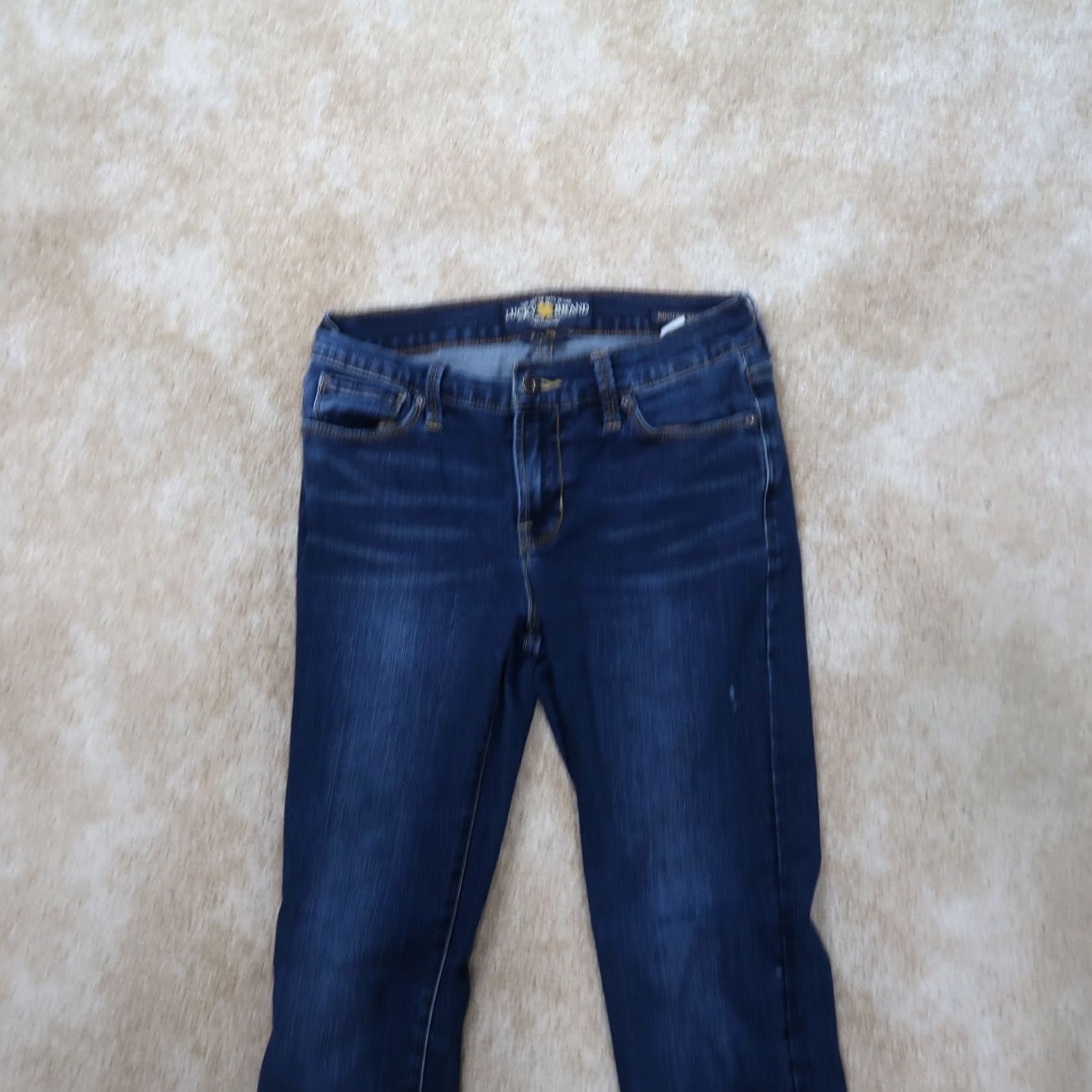 Lucky Brand Lucky Brand Brooke Straight Leg Jean Women's 2 Blue Stretch Denim Casual 90s Designer Womens Jeans Regular Fit Size 26" / US 2 / IT 38 - 2 Thumbnail
