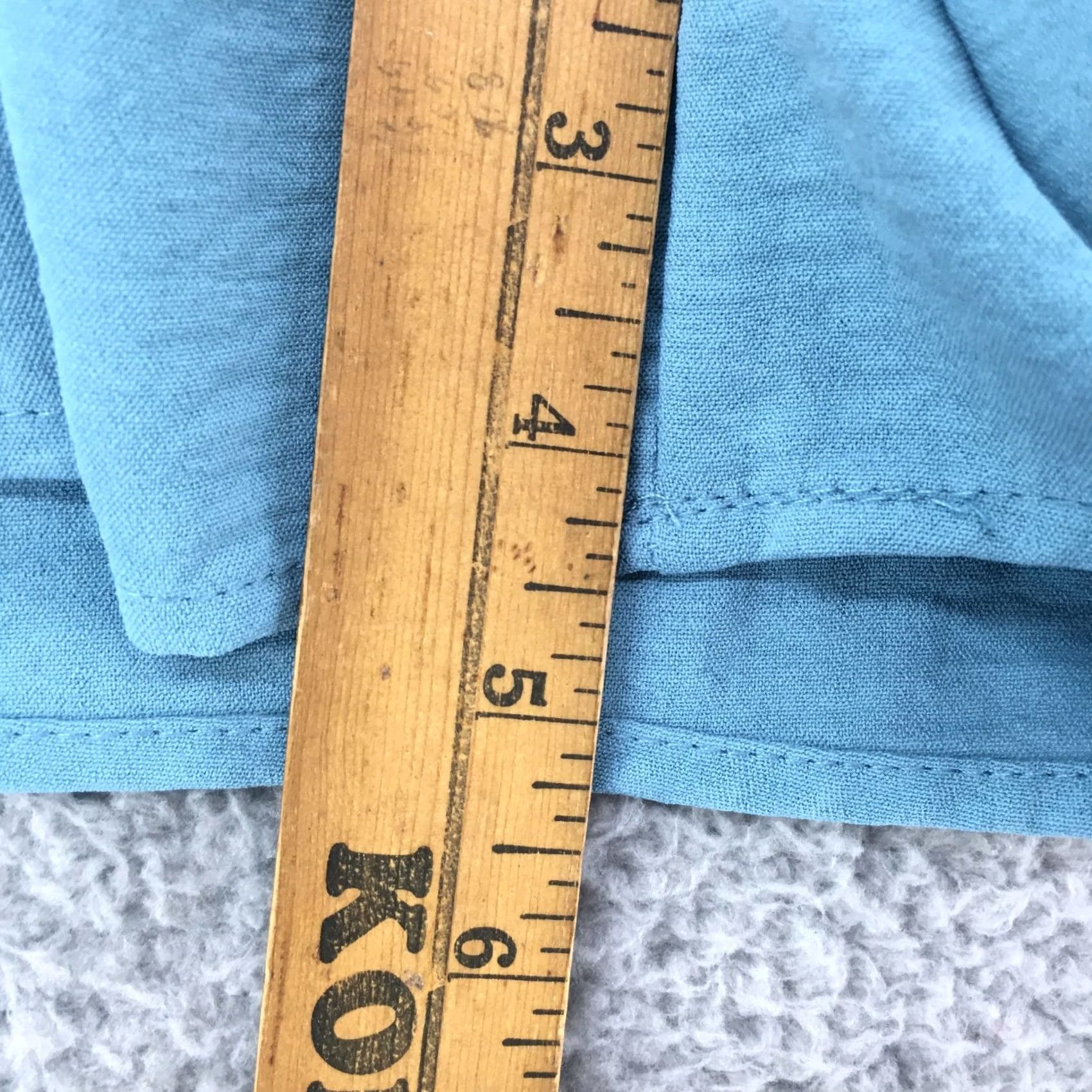 Vintage Retrology Culotte Elastic Waistband Shorts Womens 13 Inc Blue Mid Rise New With Tag Size 26" / US 2 / IT 38 - 5 Thumbnail