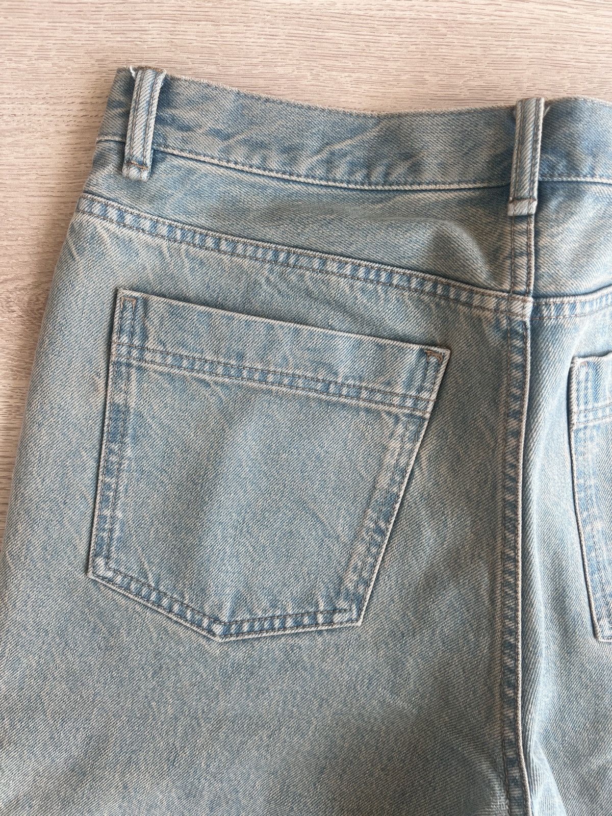 Wood Wood Wood Wood Al Rigid Denim Straight Fit Vintage Beige Size US 31 - 6 Thumbnail