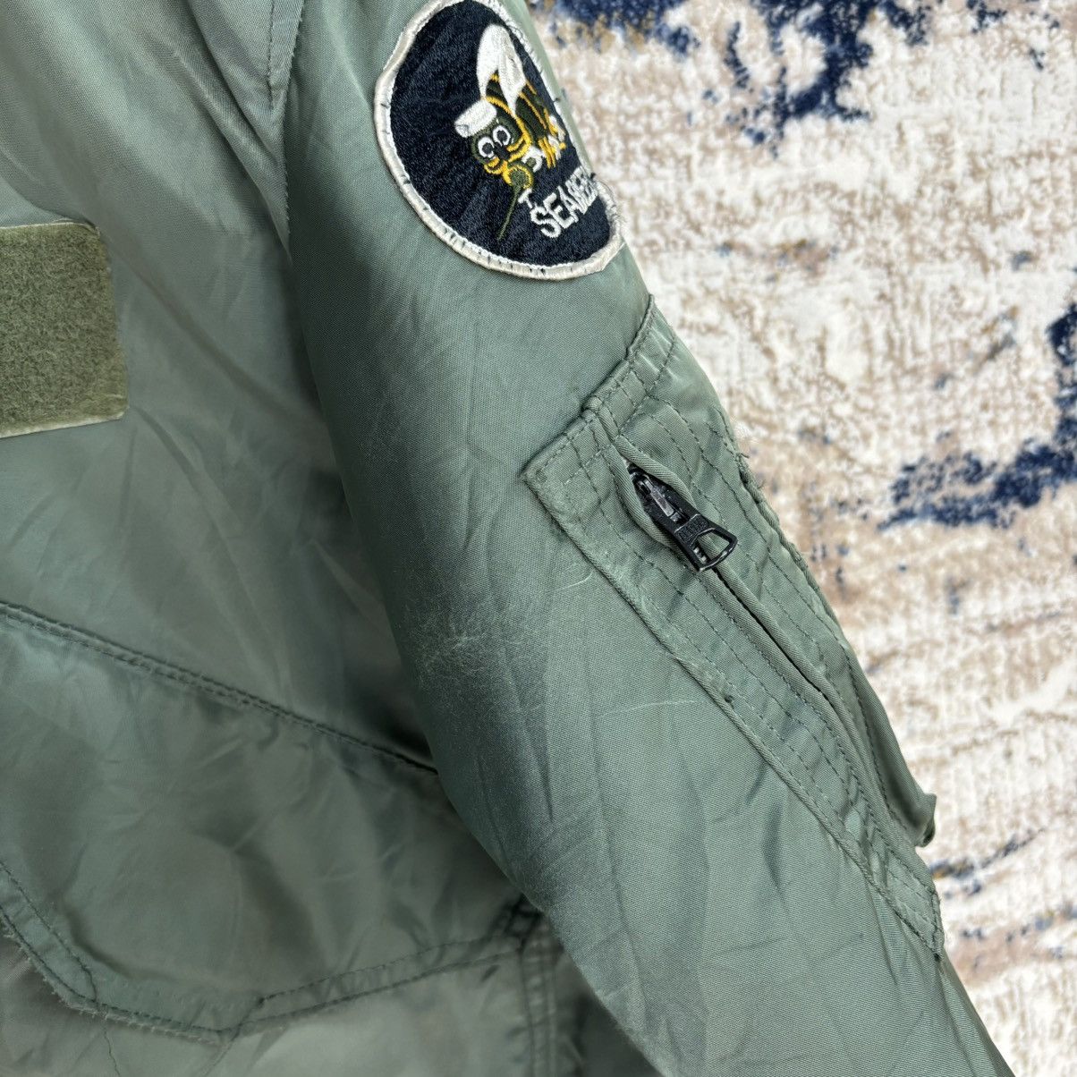 Alpha Industries × Vintage VINTAGE ALPHA INDUSTRIES BOMBER JACKET MADE IN USA Size US L / EU 52-54 / 3 - 8 Thumbnail