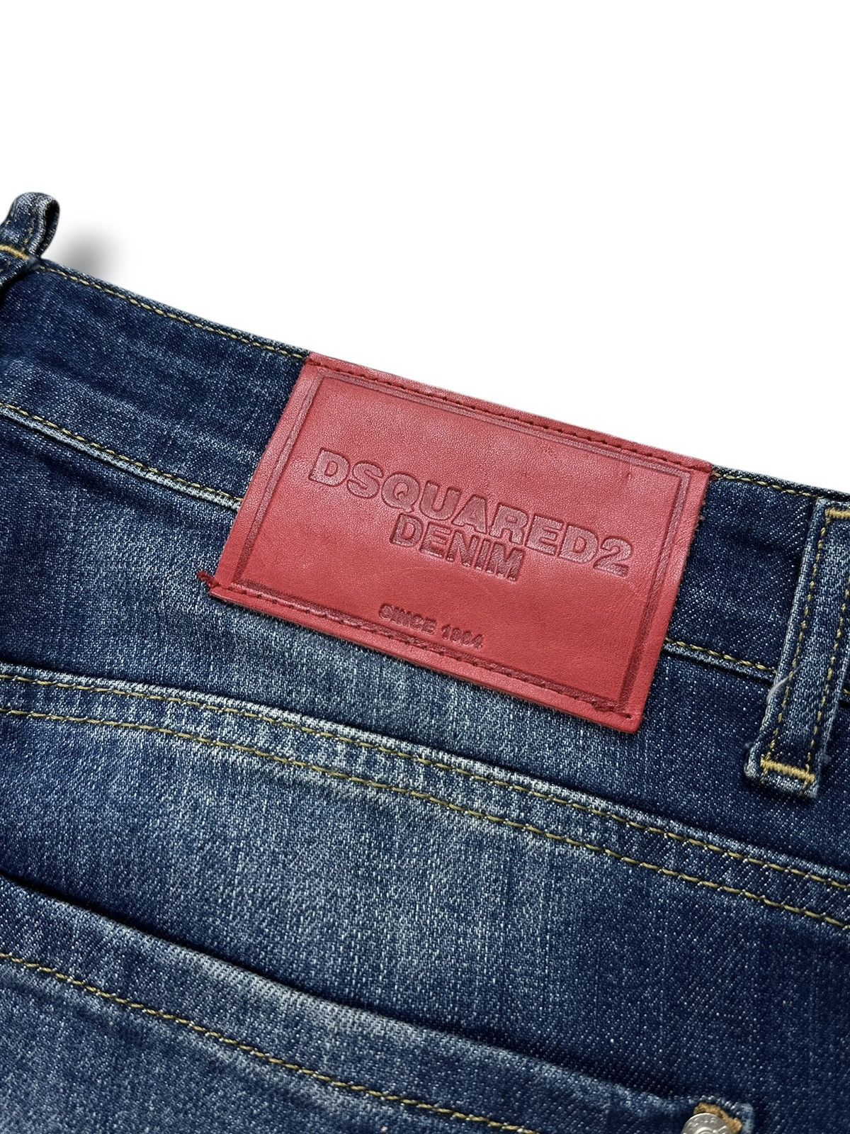 Dsquared2 Dsquared2 Painted Distressed Ripped Skinny Jeans Stretch W32 Size US 32 / EU 48 - 12 Thumbnail