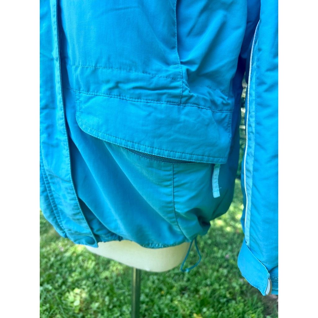 L.L. Bean Womens LL Bean Winter Ski Jacket W/ Liner M Petite Teal Blue Size M / US 6-8 / IT 42-44 - 5 Thumbnail