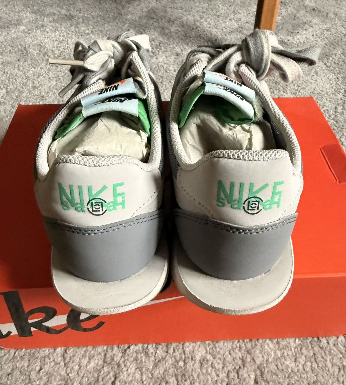 CLOT × Nike × Sacai Men’s Nike x Sacai x Clot LD WAFFLE COOL GREY SZ US 9/27cm Size US 9 / EU 42 - 3 Thumbnail