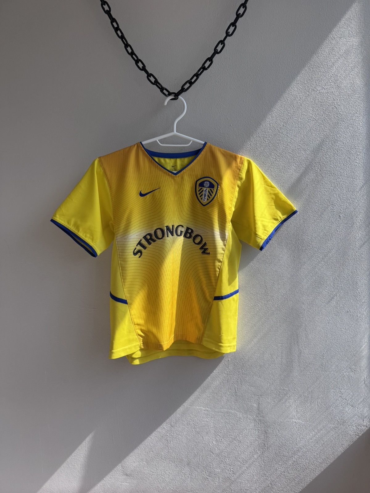 Nike LEEDS 2000 2001 2002 SMITH #17 FOOTBALL SHIRT SOCCER JERSEY Size US XXS / EU 40 - 2 Thumbnail