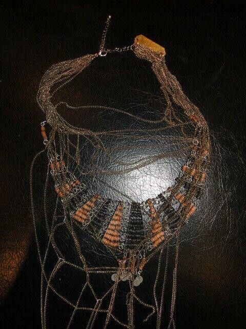 Designer The Risen Mummy Necklace Egyptian Bib Alberto Juan Size ONE SIZE - 4 Thumbnail