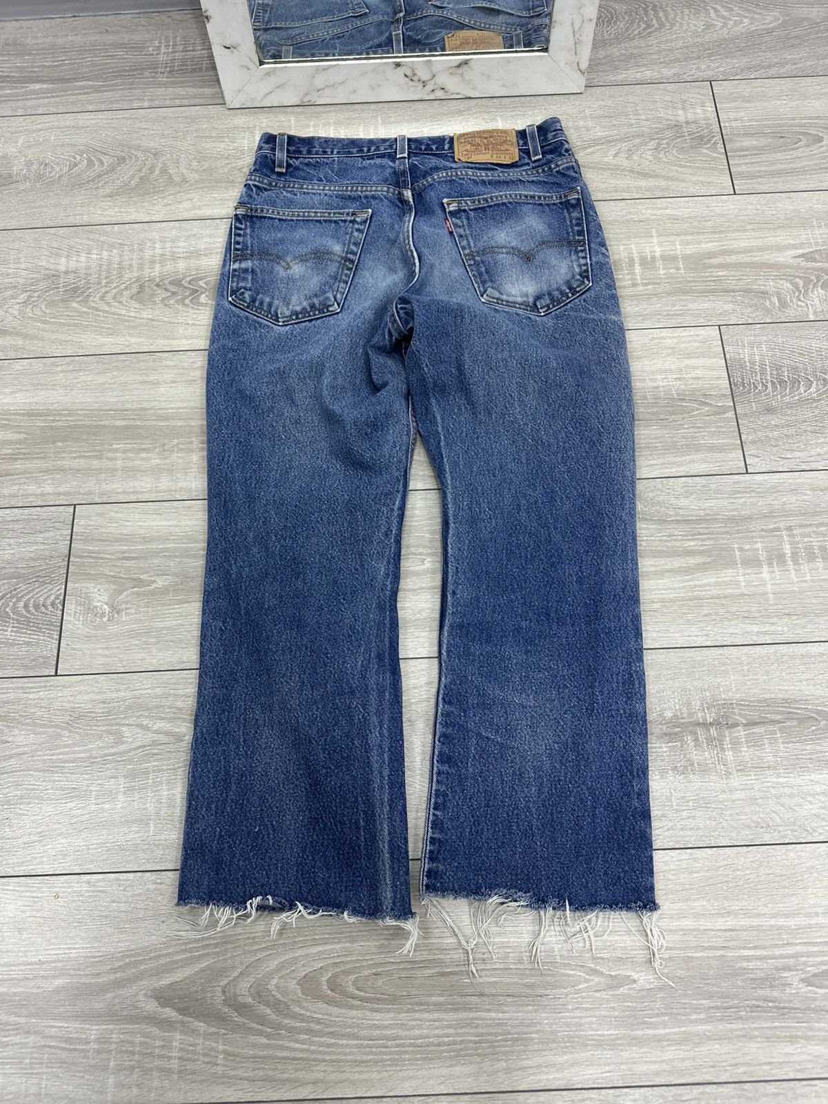 Levi's Levis 517 Made in USA Denim Flared Jeans Size US 30 / EU 46 - 4 Thumbnail