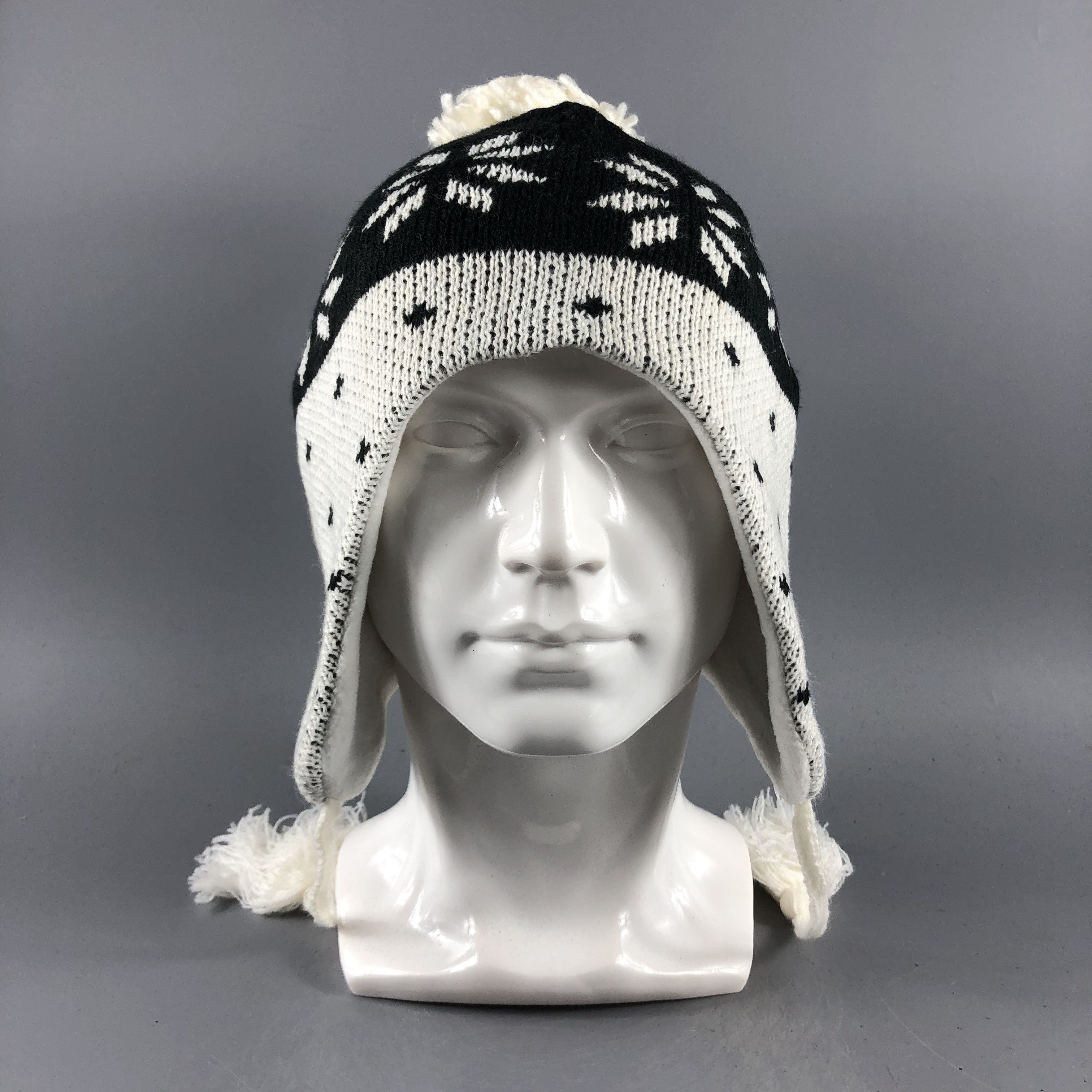 Japanese Brand × Vintage North Peak Ear Flap Hat Beanie Snow Hat Snow Cap -D531 Size ONE SIZE - 7 Thumbnail