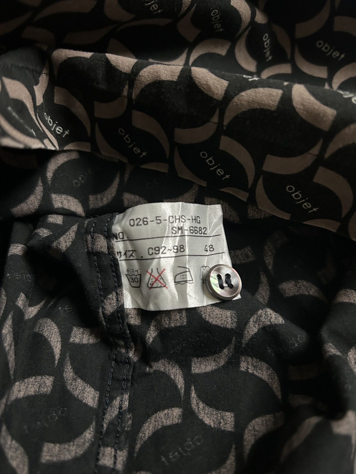 Jean Paul Gaultier Objet Monogram Shirt Size US M / EU 48-50 / 2 - 9 Thumbnail