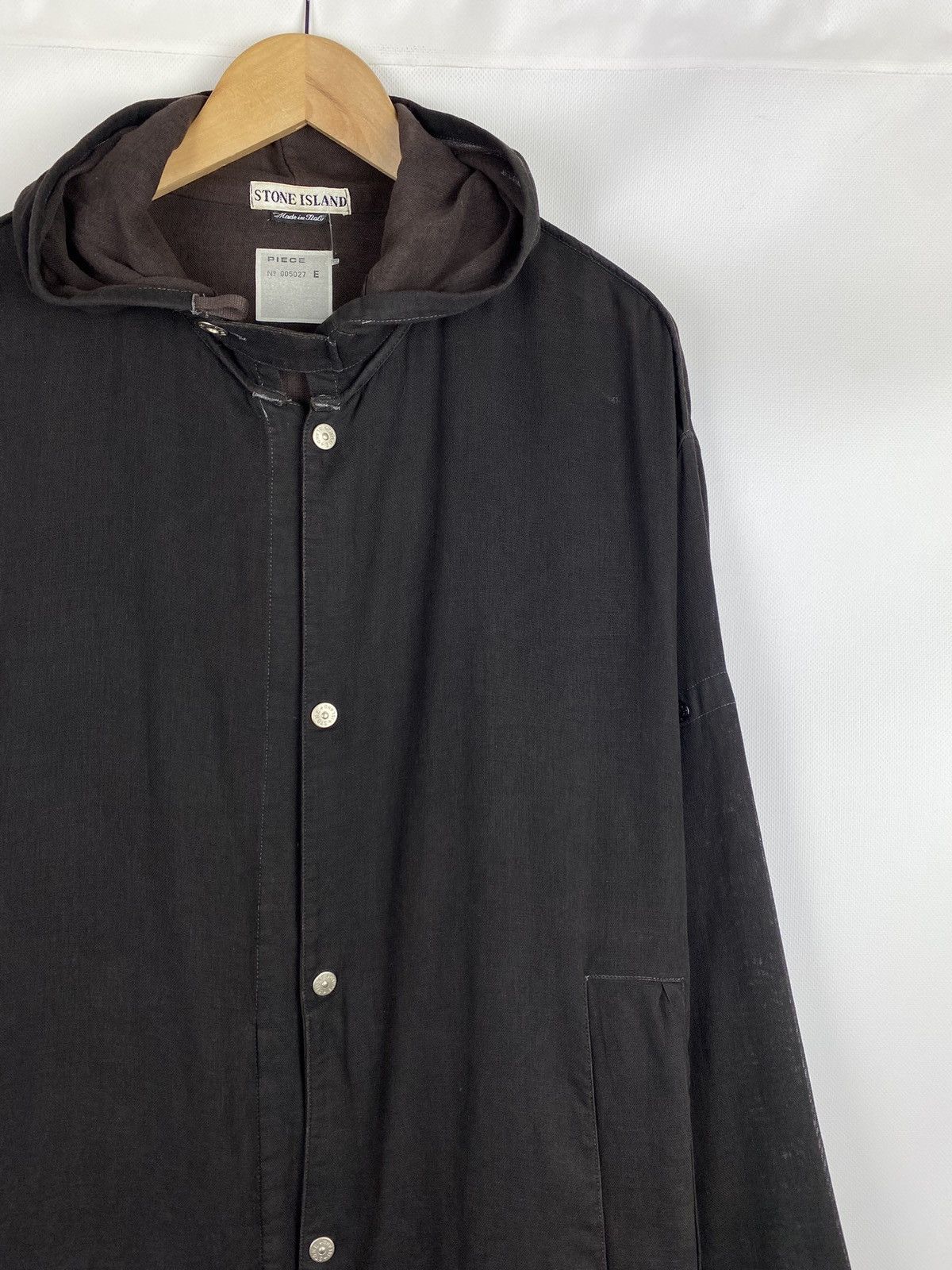Stone Island Rare Stone Island Vintage Spalmatura hooded jacket size M Size US M / EU 48-50 / 2 - 5 Thumbnail