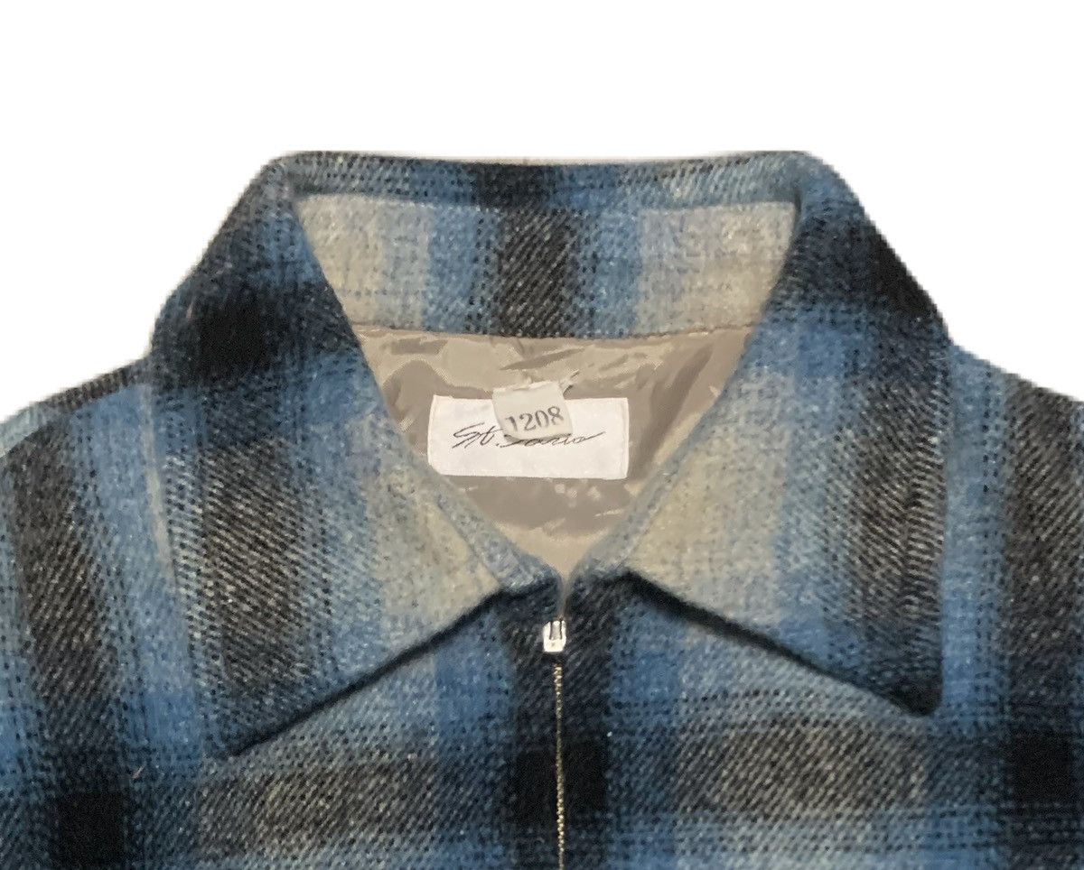 Japanese Brand Vintage Japanese Brand Zipper Wool Flannel Shirt Jacket Size US S / EU 44-46 / 1 - 4 Thumbnail