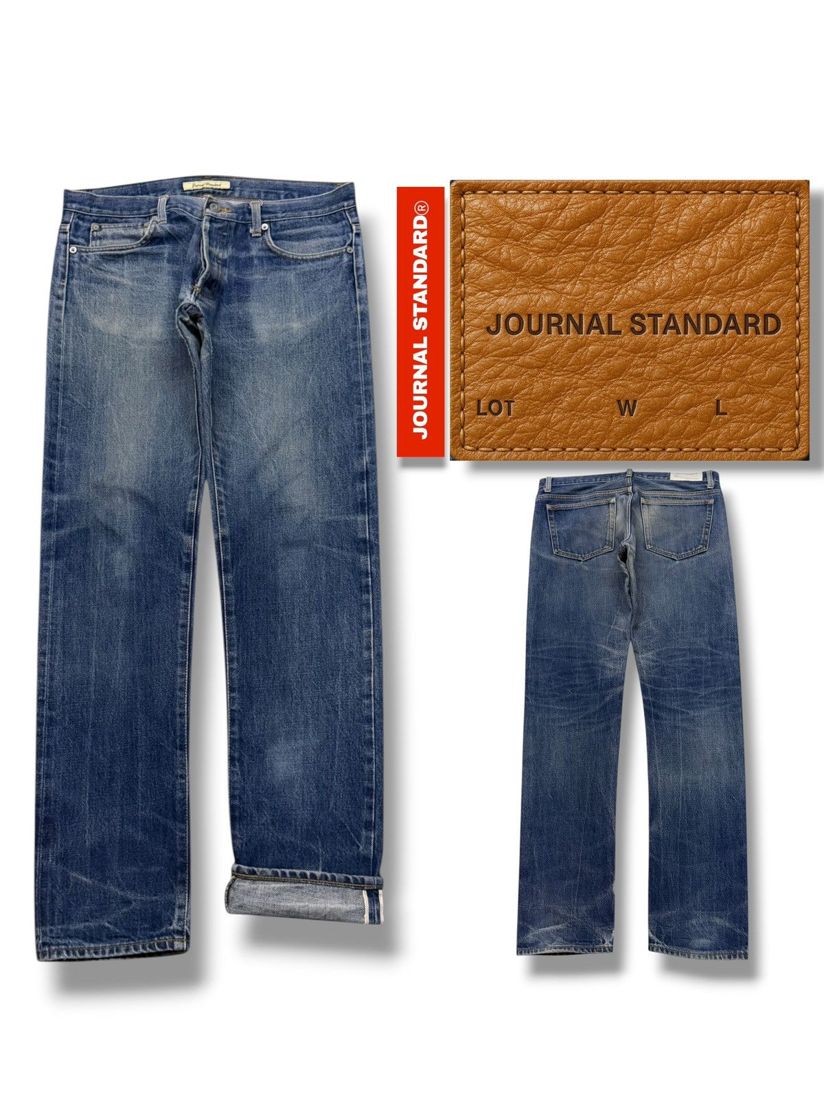 Journal Standard Vintage Journal Standard Co. Japan Selvedge Denim Jeans W32 Size US 32 / EU 48 - 1 Thumbnail