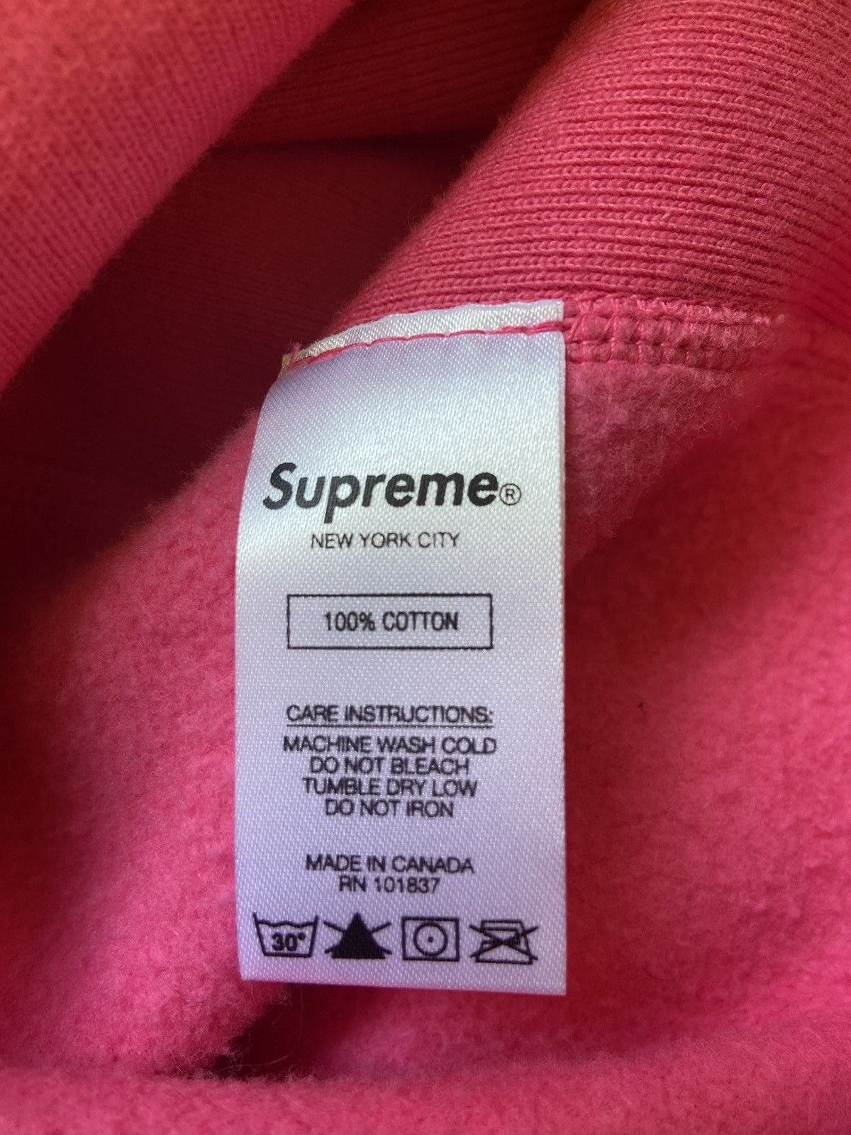 Supreme FW17 Magenta Lime Box Logo Hoodie Size US XL / EU 56 / 4 - 7 Thumbnail