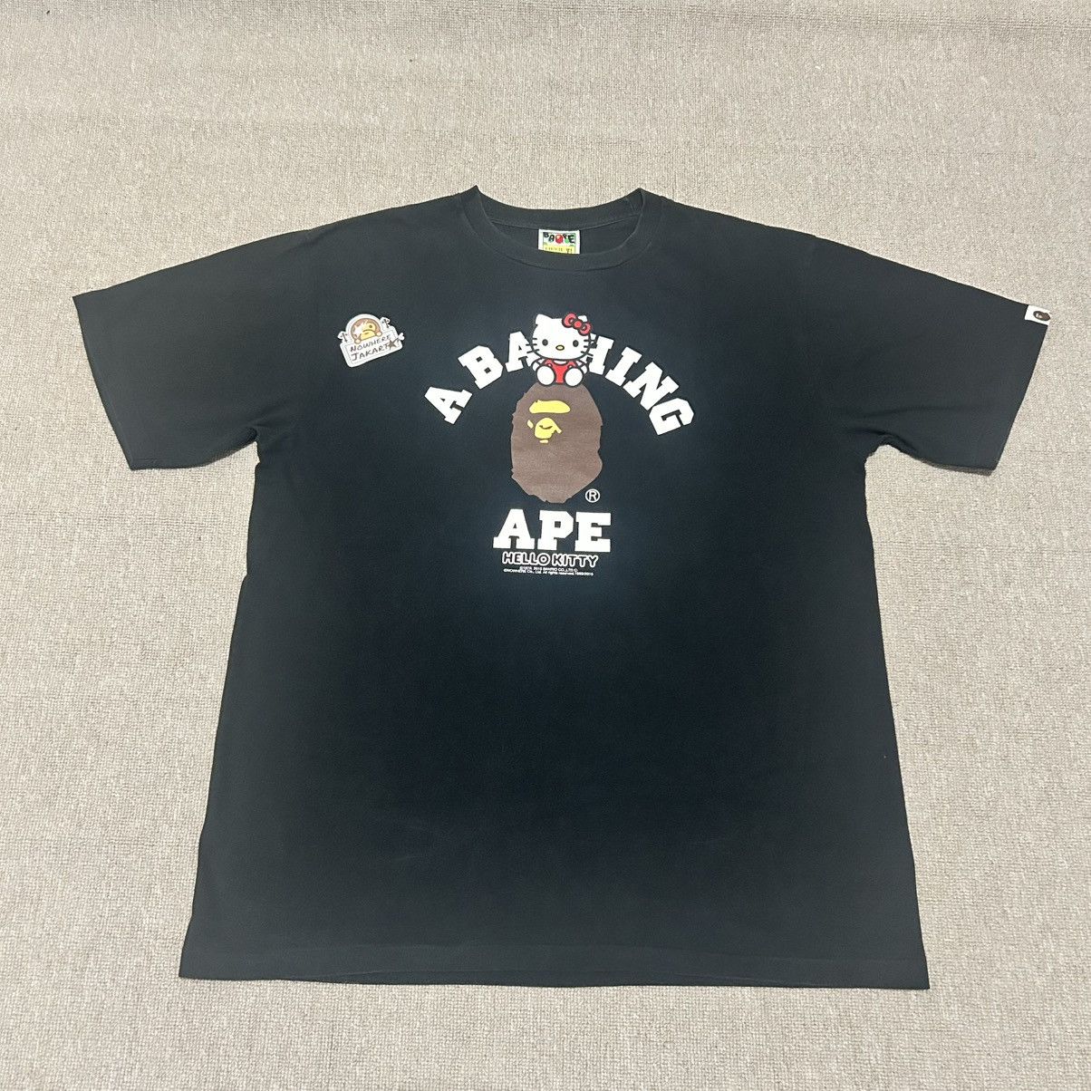 Bape Bape x Hello Kitty College Tee Size US XL / EU 56 / 4 - 1 Thumbnail