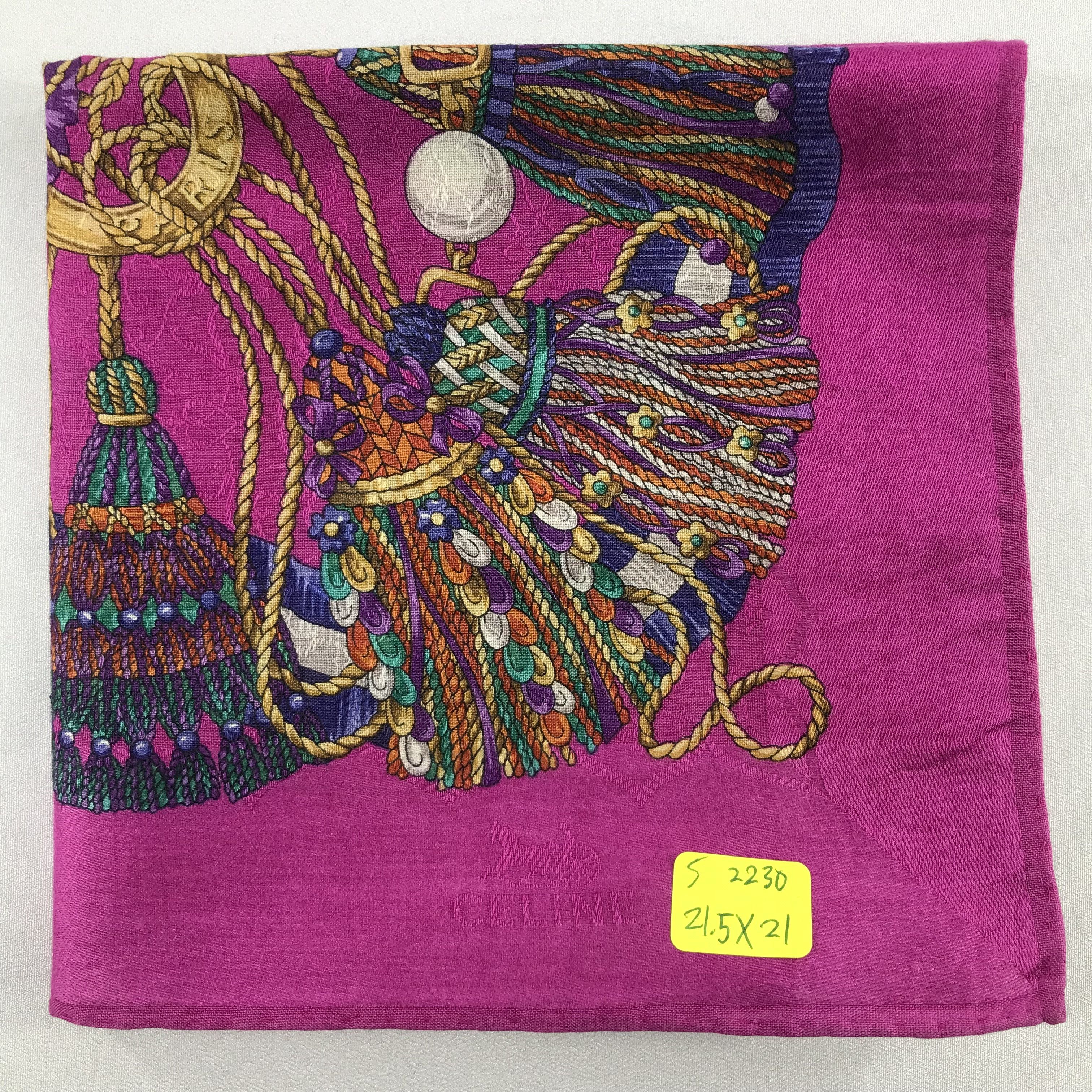 Celine × Vintage Celine Bandana / Handkerchief / Neckerchief - S2230 Size ONE SIZE - 5 Thumbnail