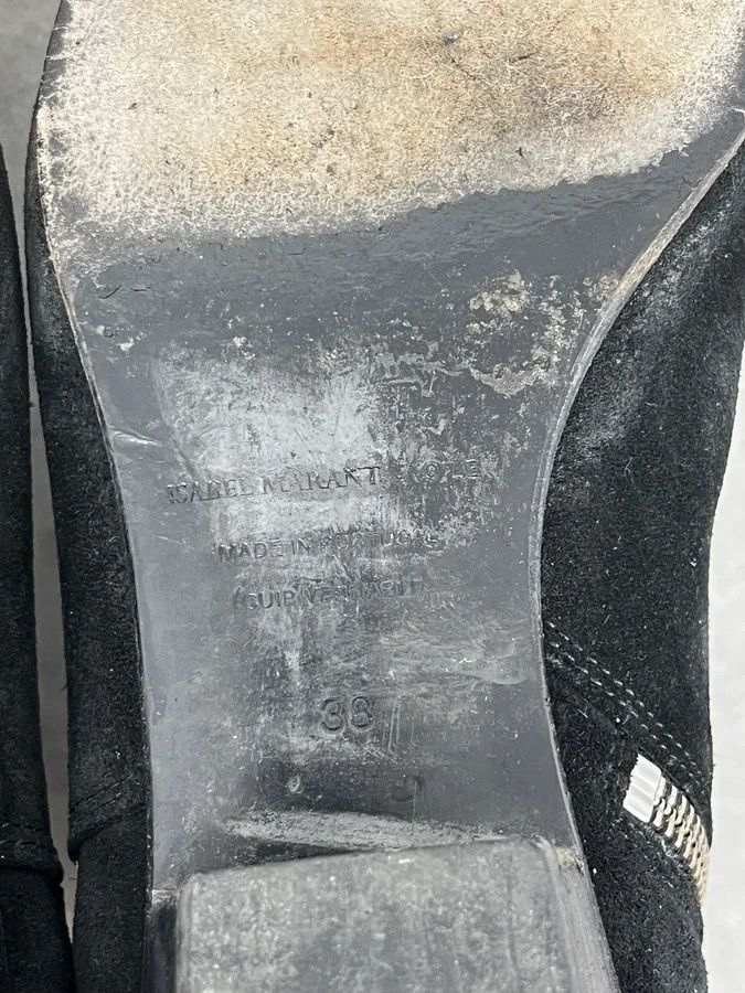 Isabel Marant Isabel Marant Black Suede Leather Boots Size US 7 / IT 37 - 9 Thumbnail