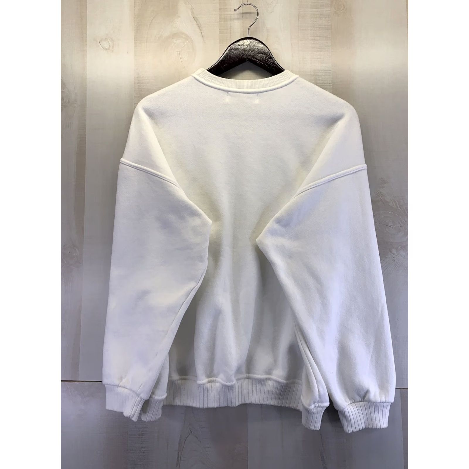 Vintage VINTAGE Russell Athletic Womens Sweatshirt White Made in USA-6906 XL Cotton Blend 1990s Size XL / US 12-14 / IT 48-50 - 7 Thumbnail