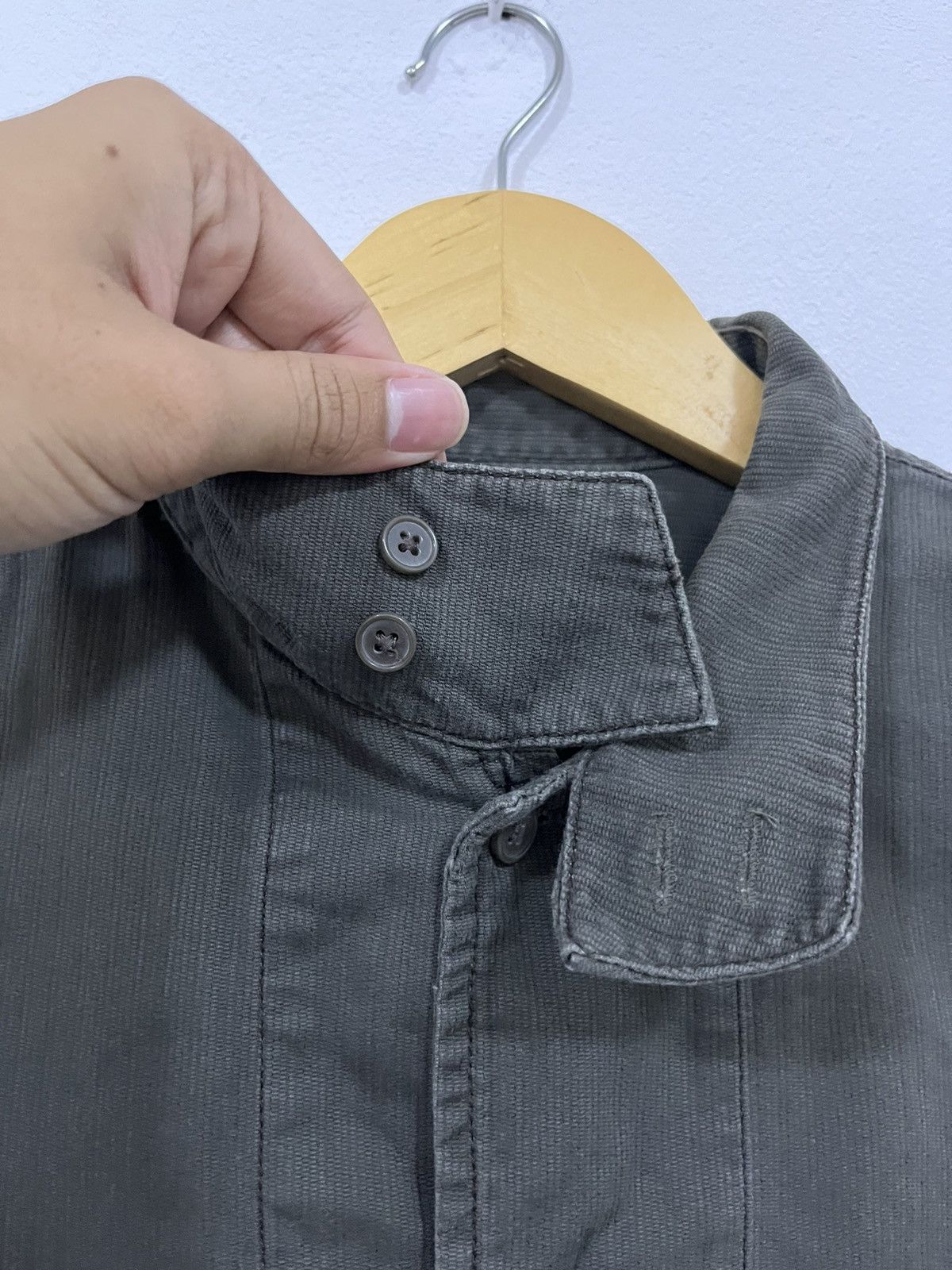 Kansai Yamamoto Kansai Jeans Dark Grey Button-Up Shirt Size US M / EU 48-50 / 2 - 4 Thumbnail