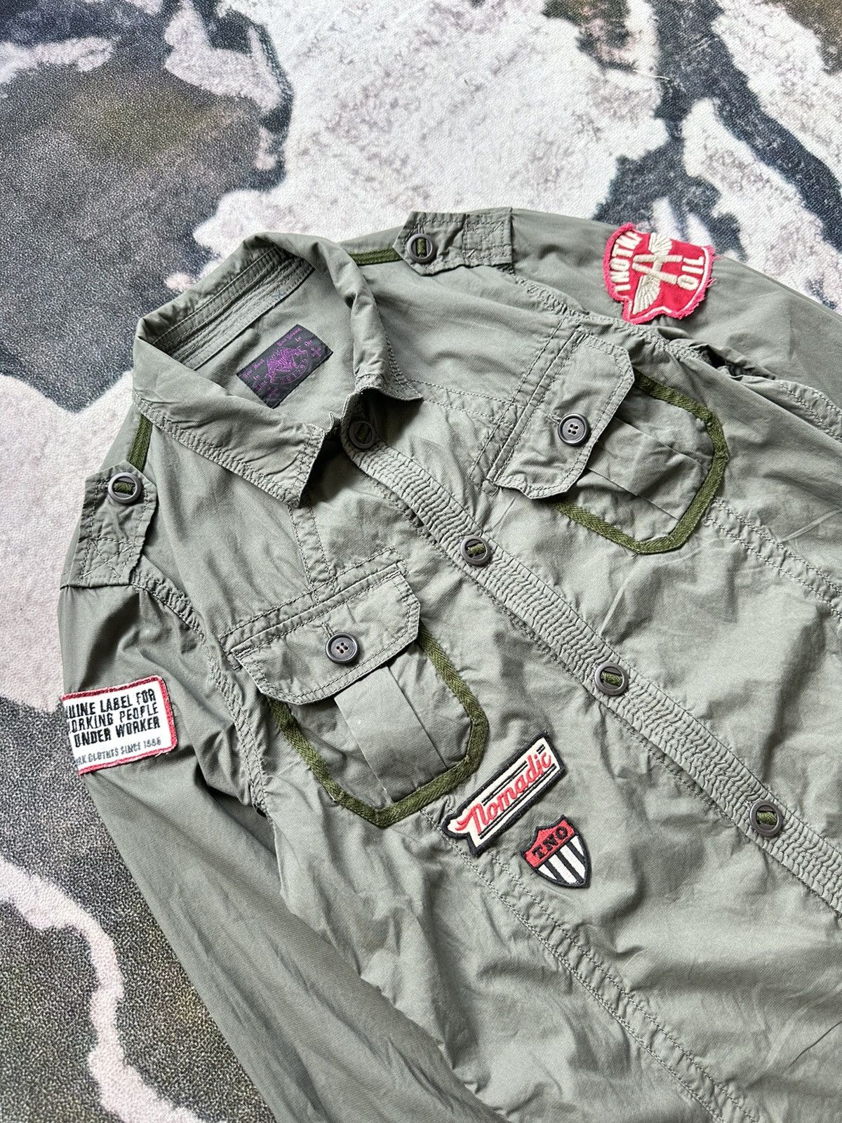 291295=Homme SS08 - 291295 Homme Military infantry shirt Size US M / EU 48-50 / 2 - 4 Thumbnail
