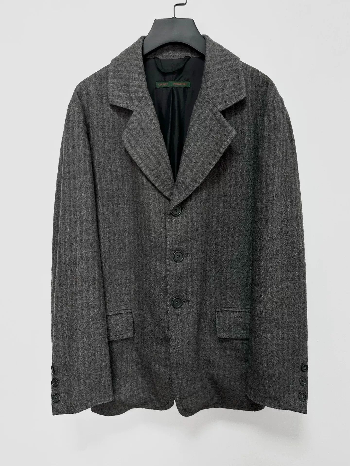 Casey Casey wool blend oversized gray jacket Size US S / EU 44-46 / 1 - 1 Thumbnail