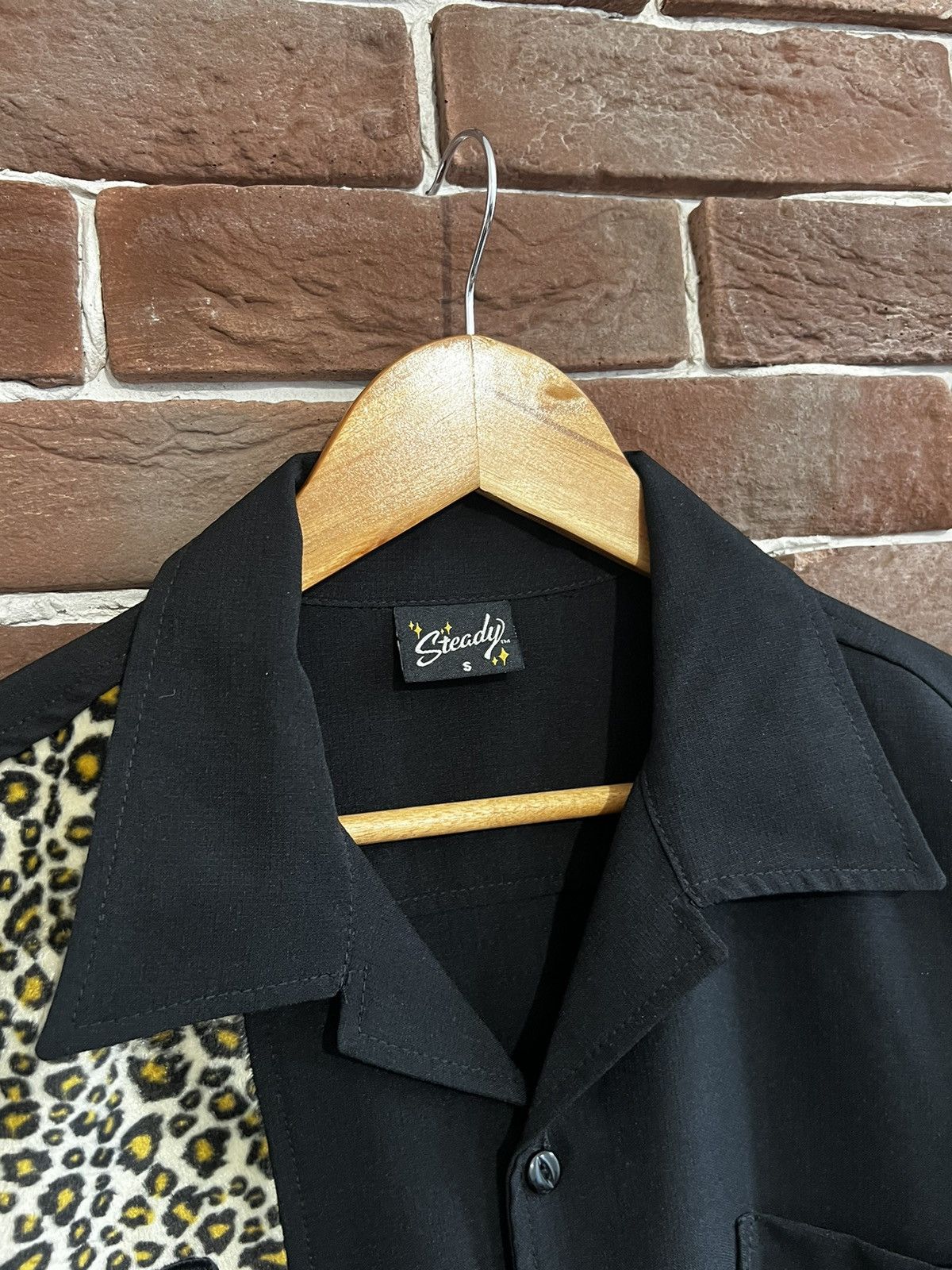 Playboy Vintage Made In USA Button Up Bowling Shirt Leopard Rare Size US S / EU 44-46 / 1 - 4 Thumbnail