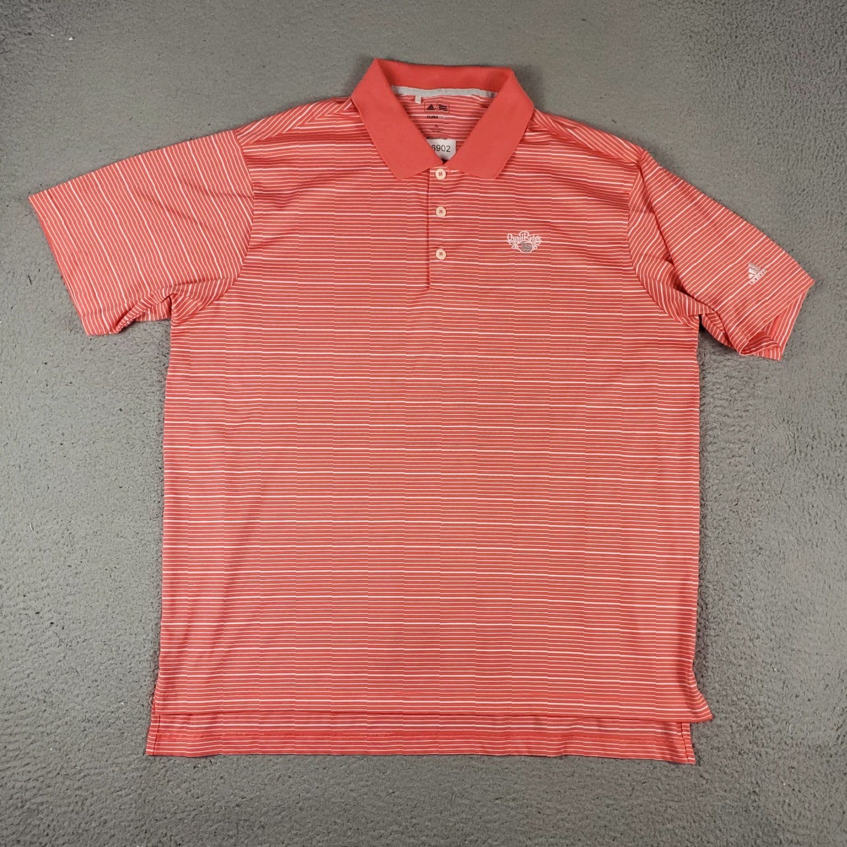 Adidas Adidas Polo Shirt Mens XL Pink Striped Golf Short Sleeve Polo Shirt XL Mens Pink Adidas Striped Polo Short Sleeve Golf Shirt Size US XL / EU 56 / 4 - 2 Thumbnail